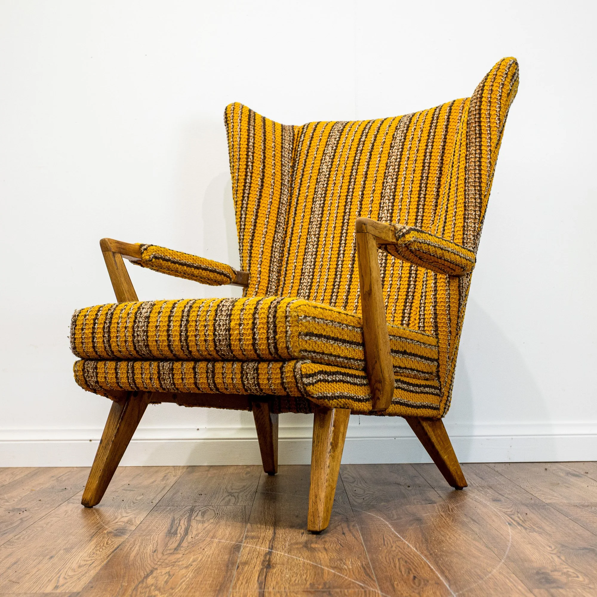 G Plan E. Gomme Fireside Wingback Armchair