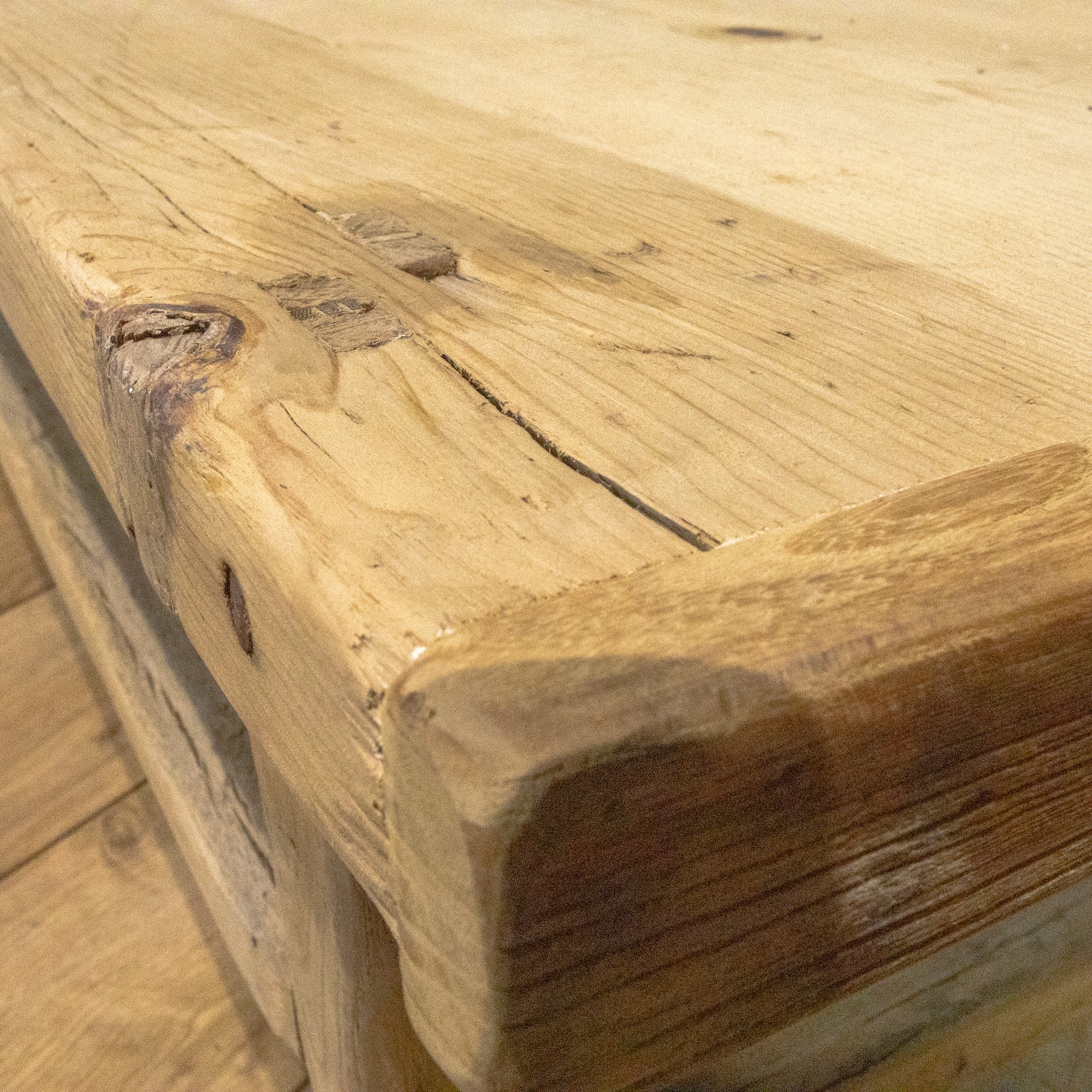 Reclaimed Elm Rustic Coffee Table