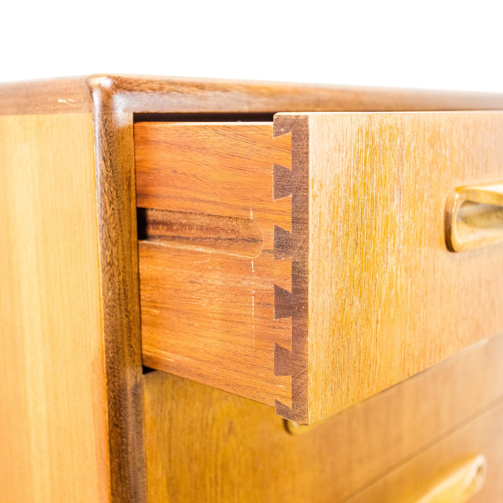 G Plan Fresco Teak 6 Drawer Tallboy by V.B. Wilkins