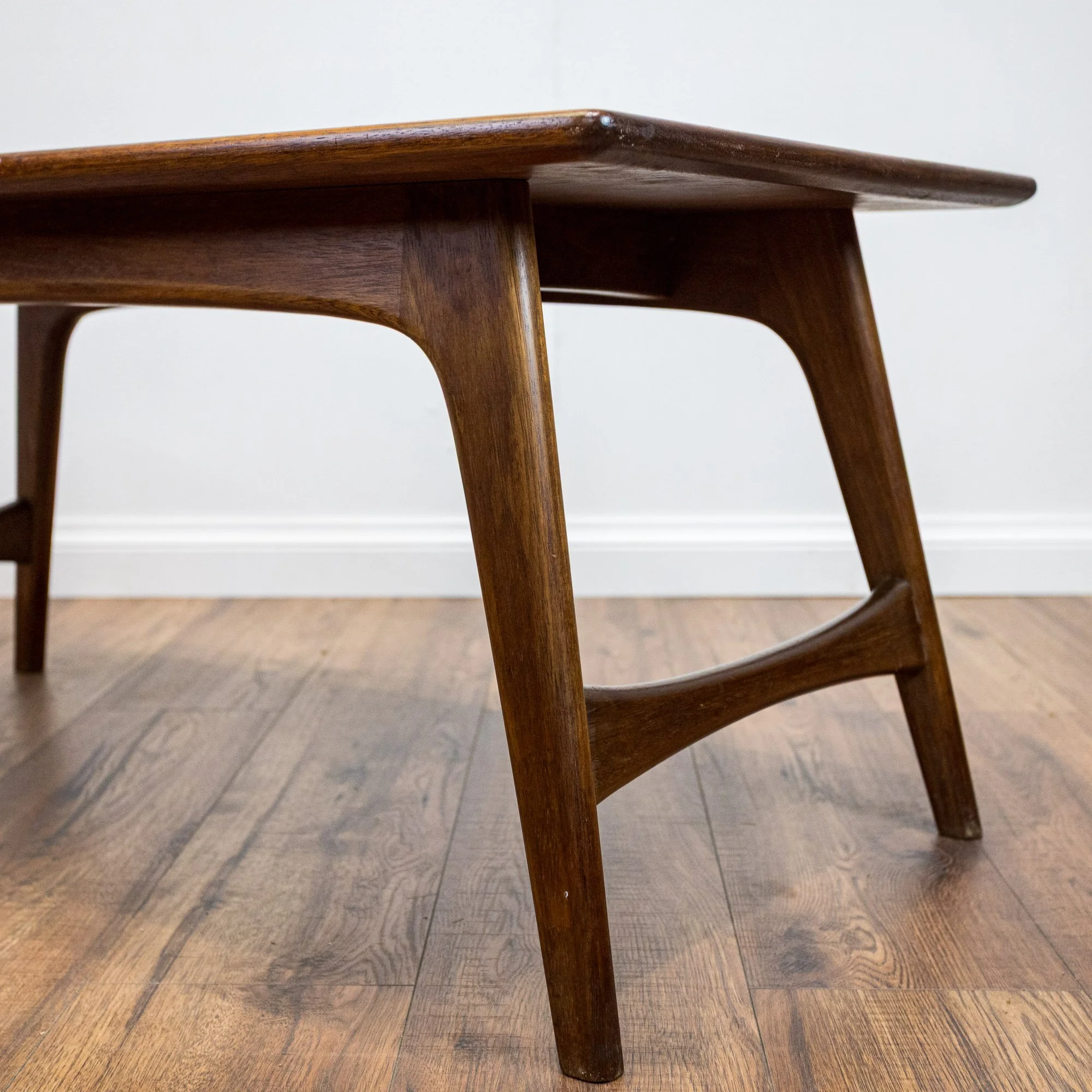 Mid Century Solid Teak Danish Coffee Table