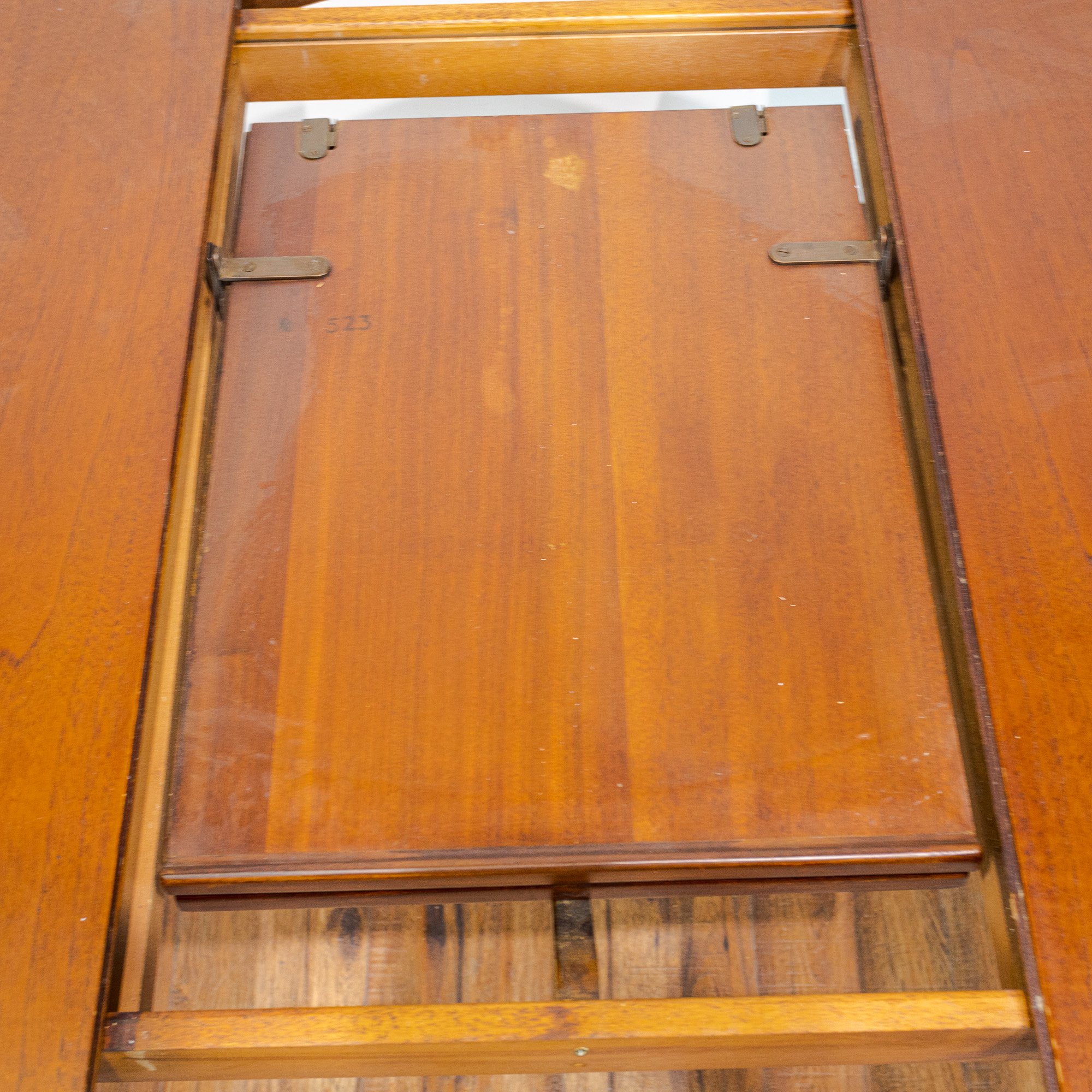 G Plan Fresco Teak Round Extending Dining Table by V. B. Wilkins