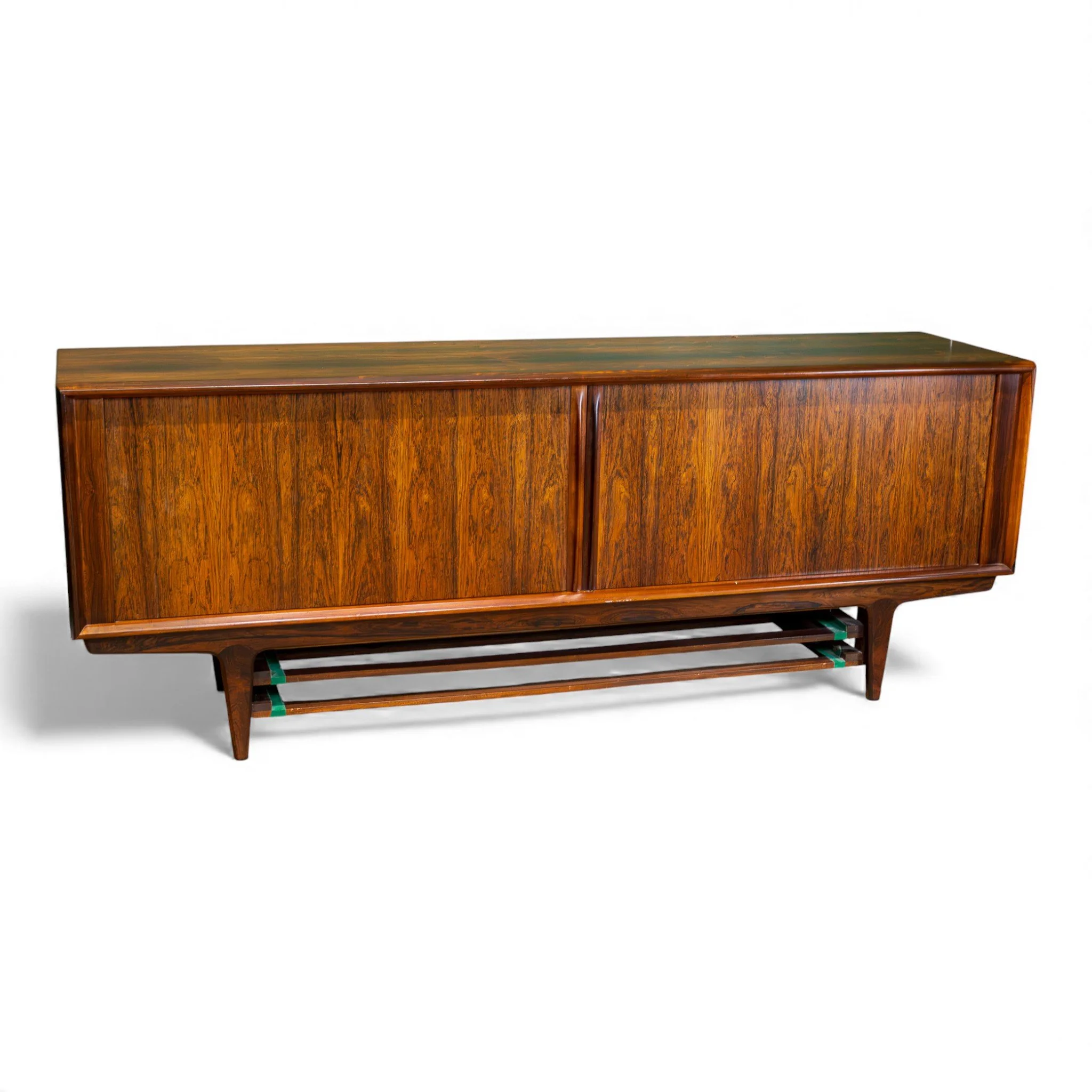 Bernhard Pedersen Rosewood Tambour Front Sideboard