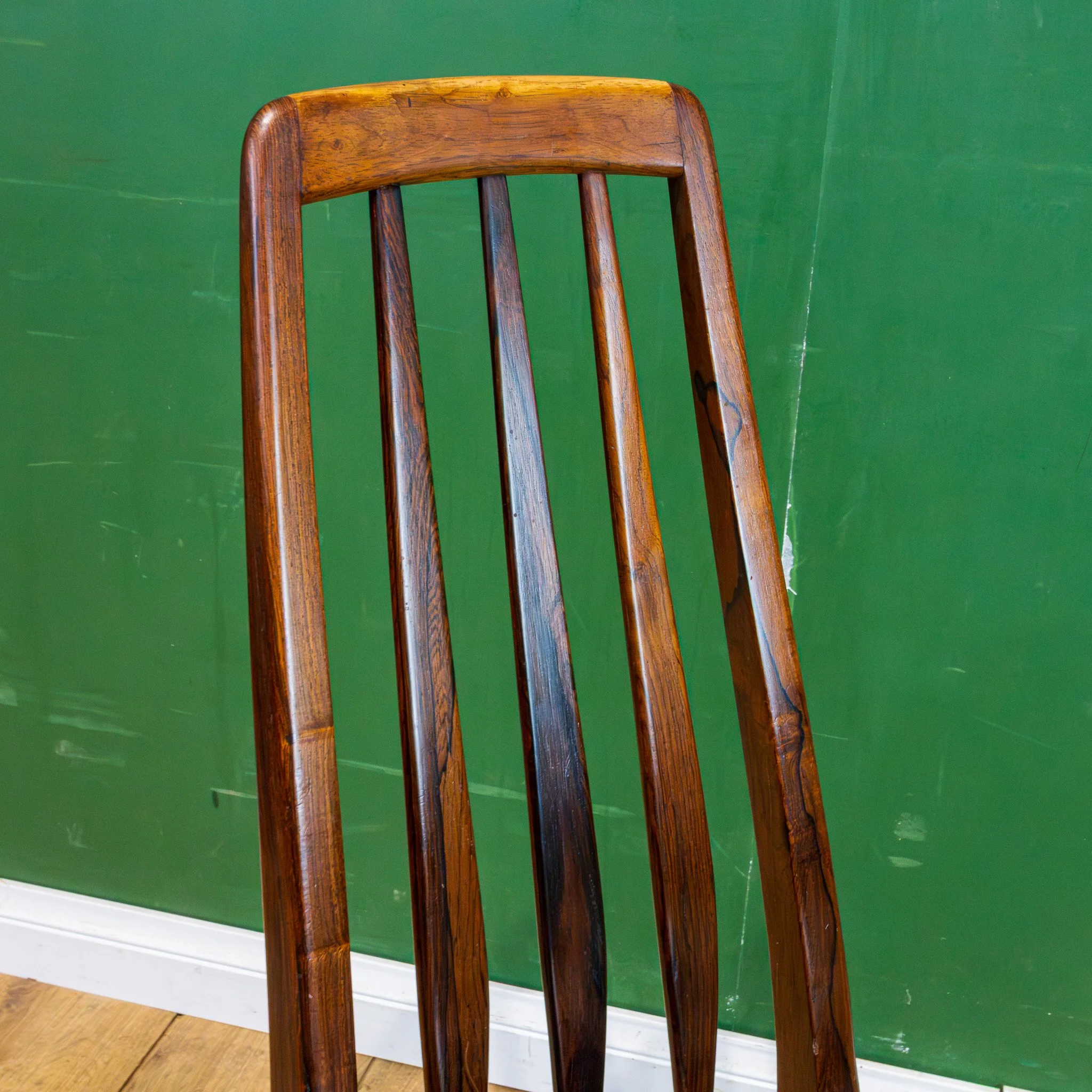 8 x Niels Koefoed Rosewood Eva Chairs (6 Dining Chairs + 2 Carvers)