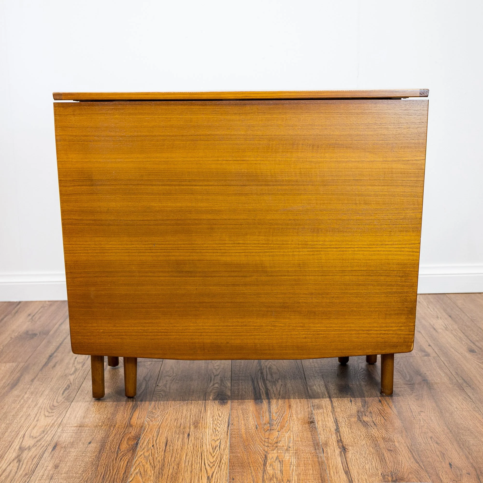 Mid Century Teak Drop Leaf Dining Table