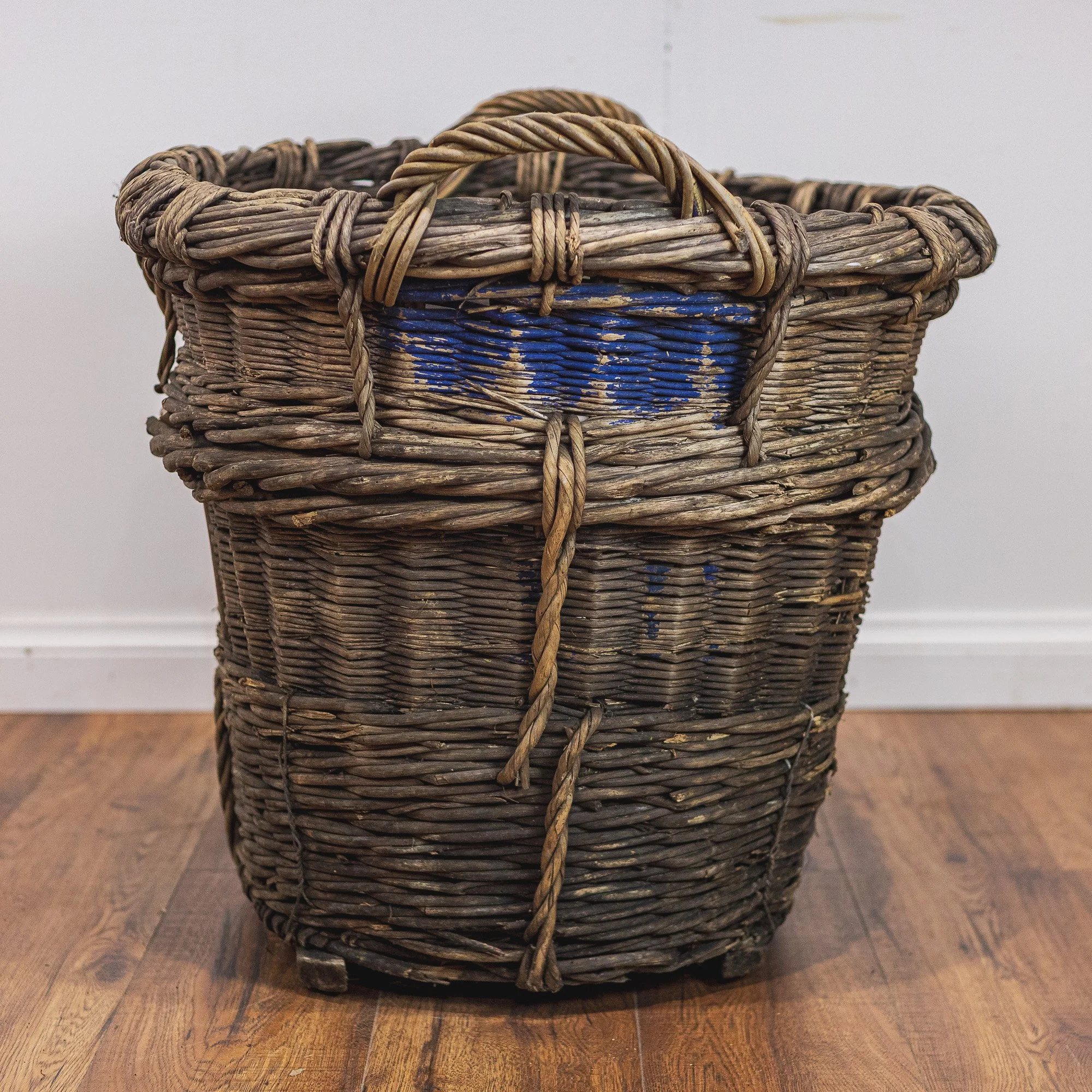Original French Wicker Champagne Grape Collecting Basket - 1-7.jpg