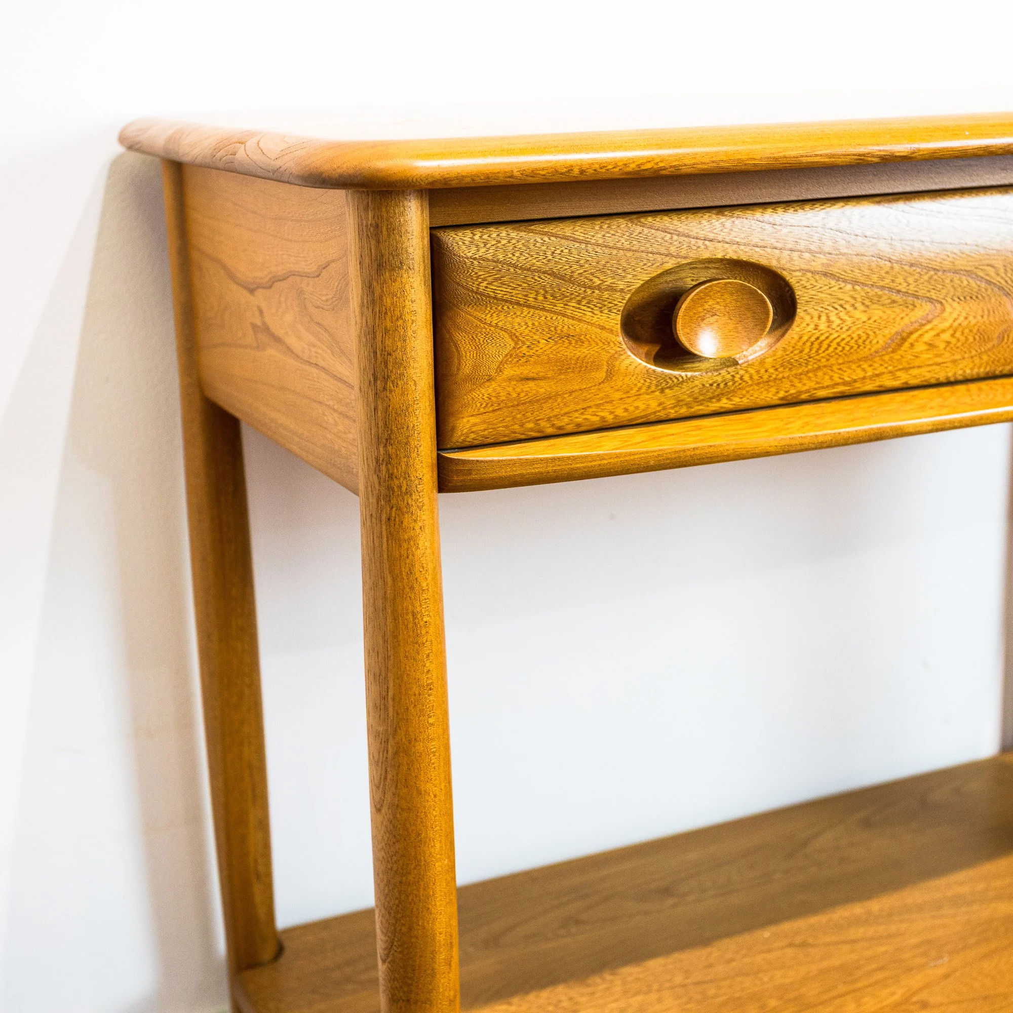 Ercol Windsor Single Drawer Elm Console Table