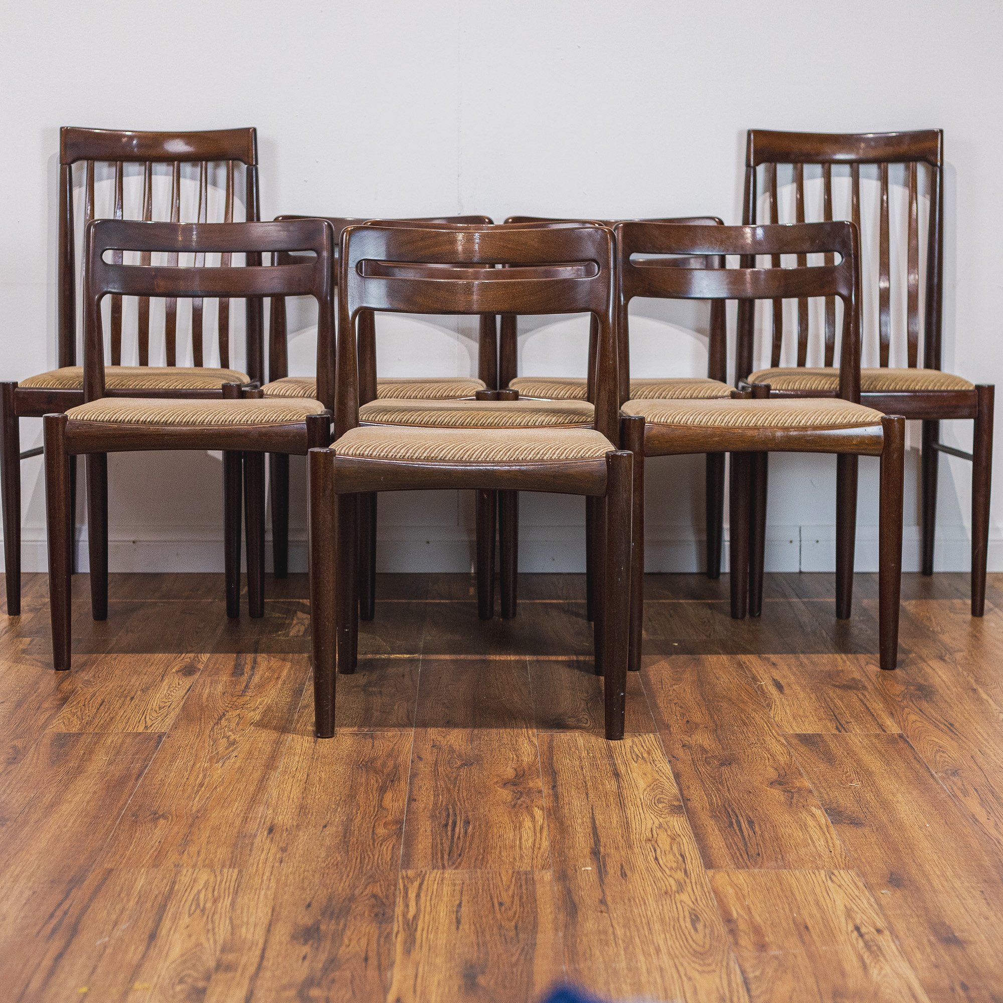 H.W. Klein for Bramin 8x Mahogany Dining Chairs (6+2)-2.jpg
