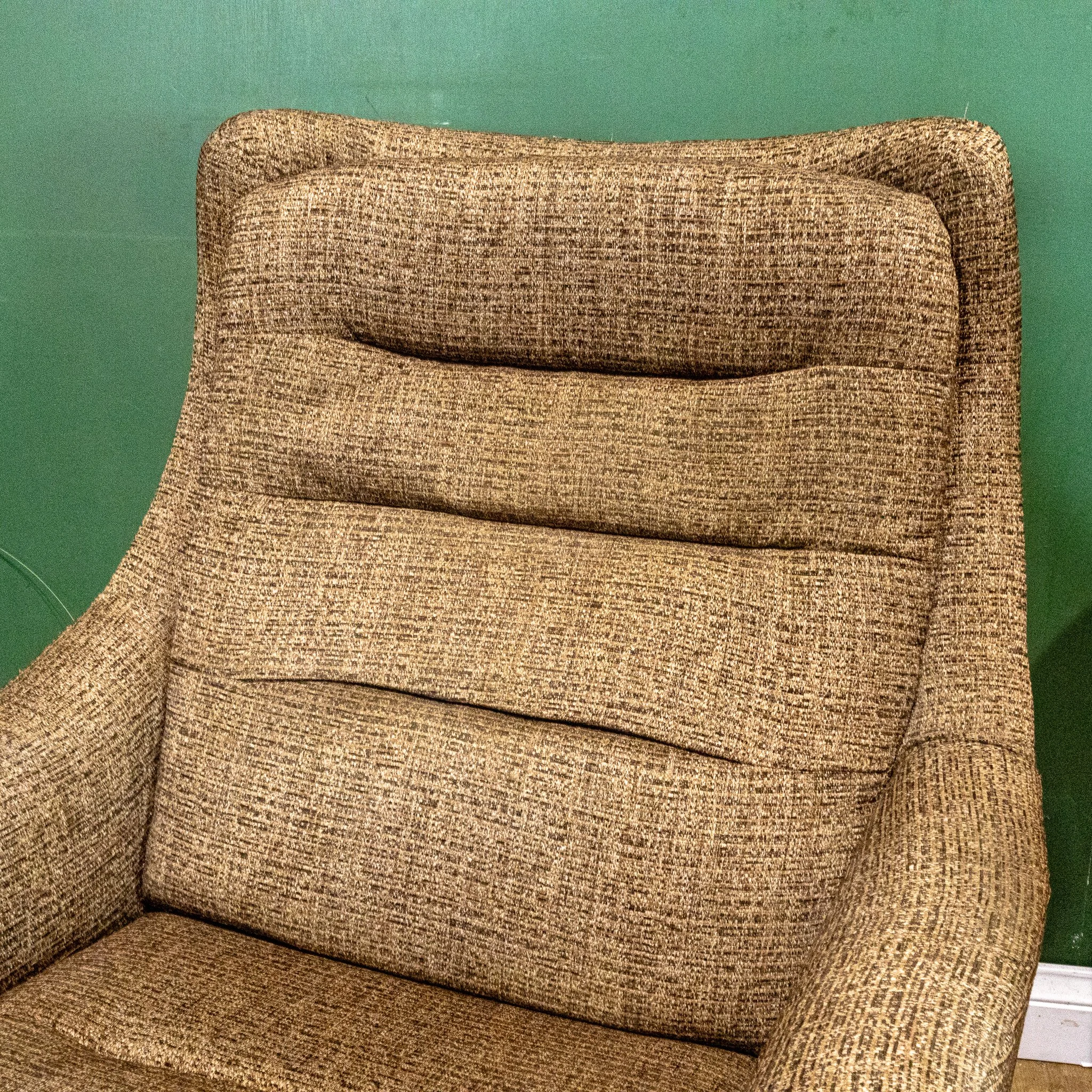 Pair of Mid-Century Swivel Armchairs