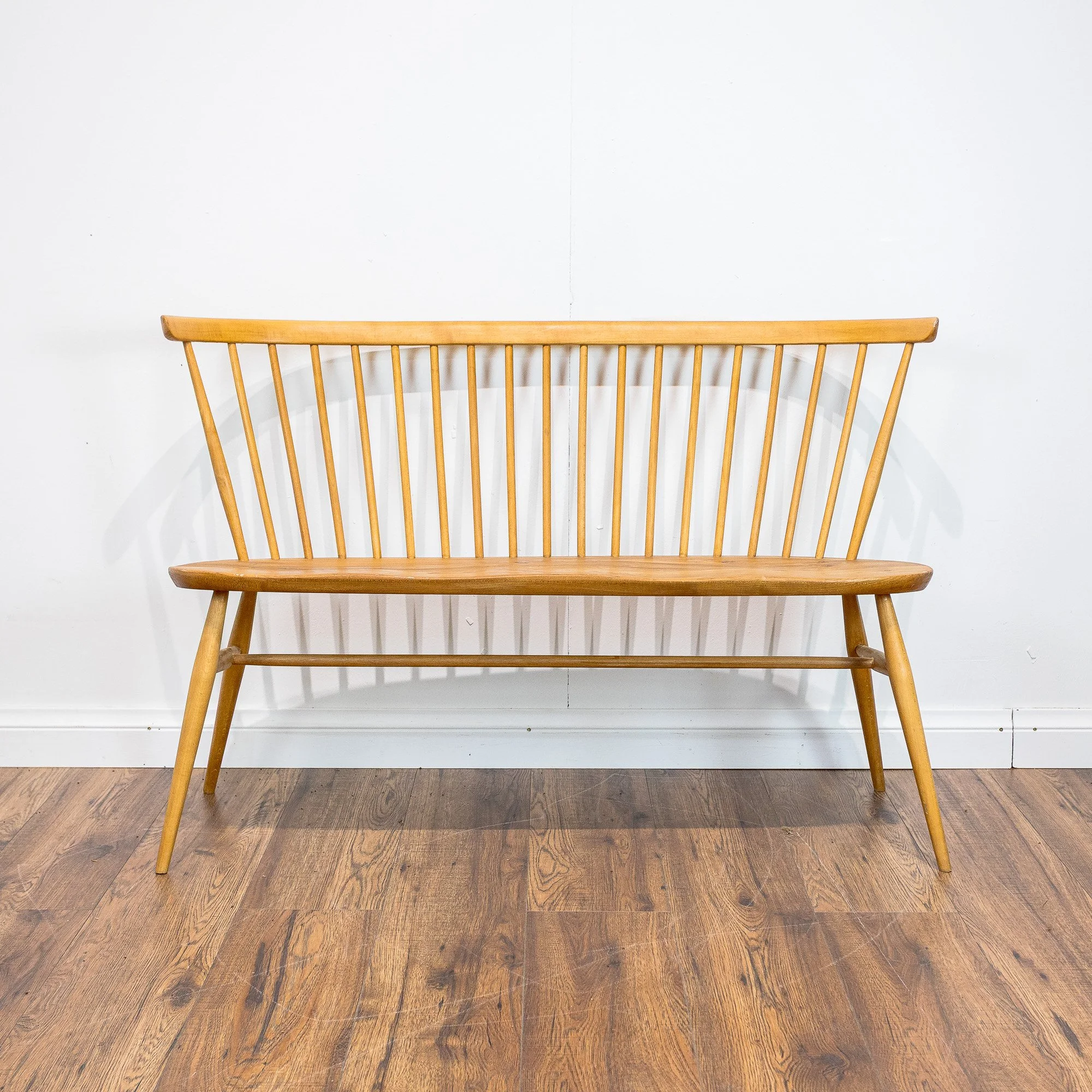 Ercol Elm Loveseat Model 349