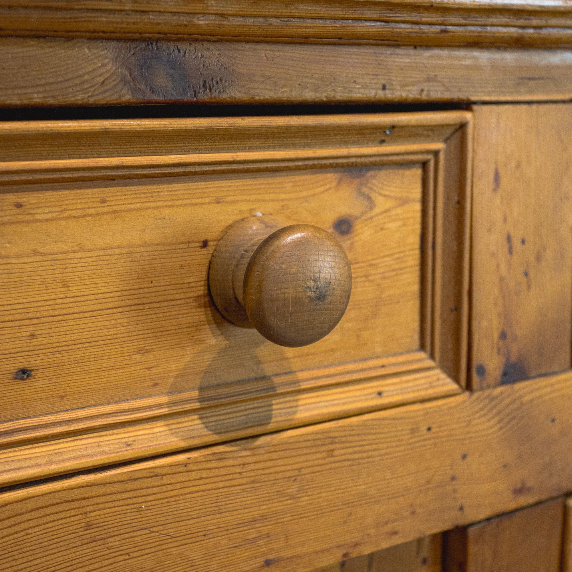 Large Country Farmhouse Pine Dresser