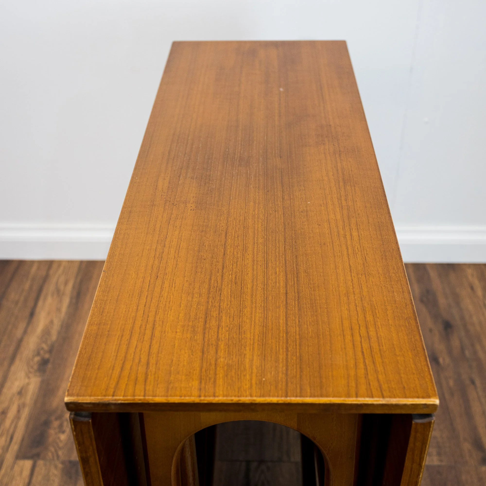 Mid Century Teak Drop Leaf Dining Table