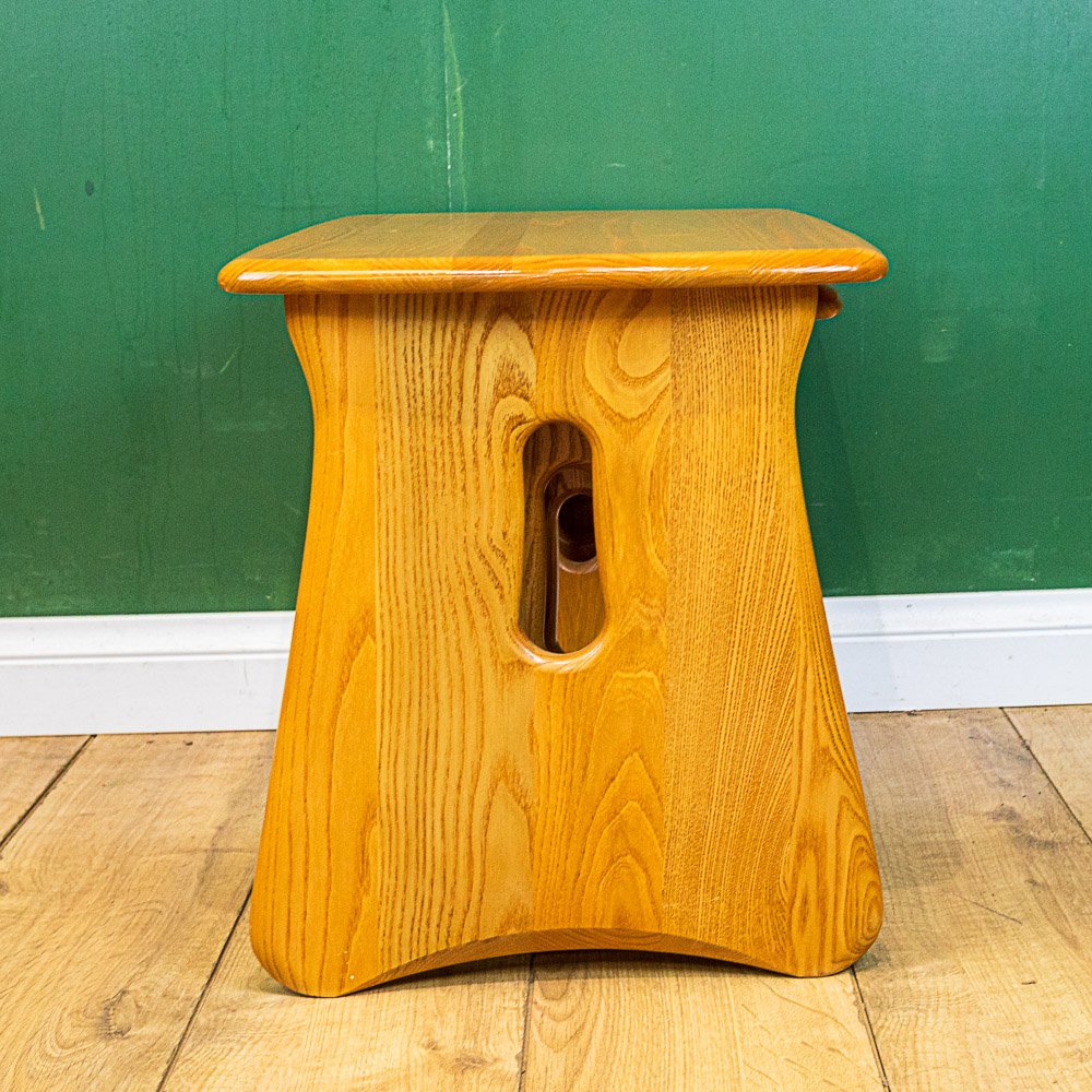 Ercol Gold Label Blonde Elm Nest of 3 Tables