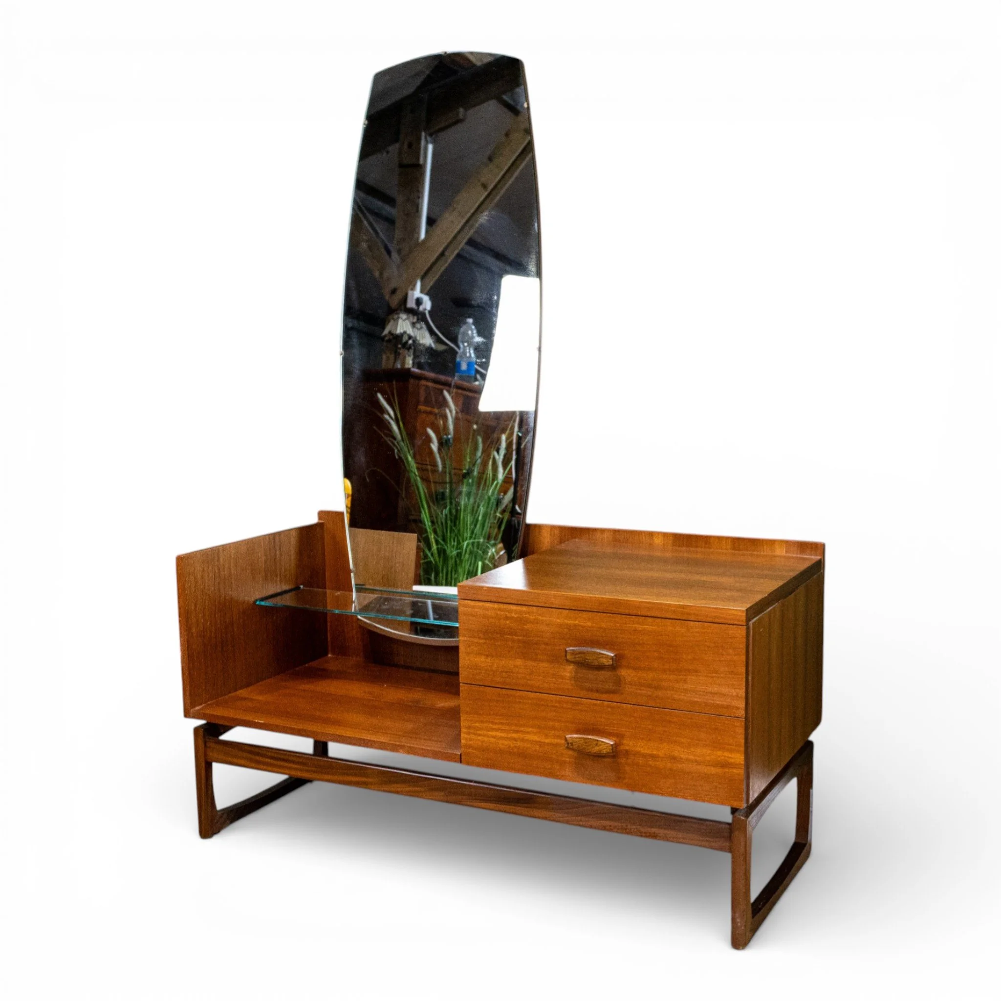 G Plan Quadrille Teak Dressing Table and Stool