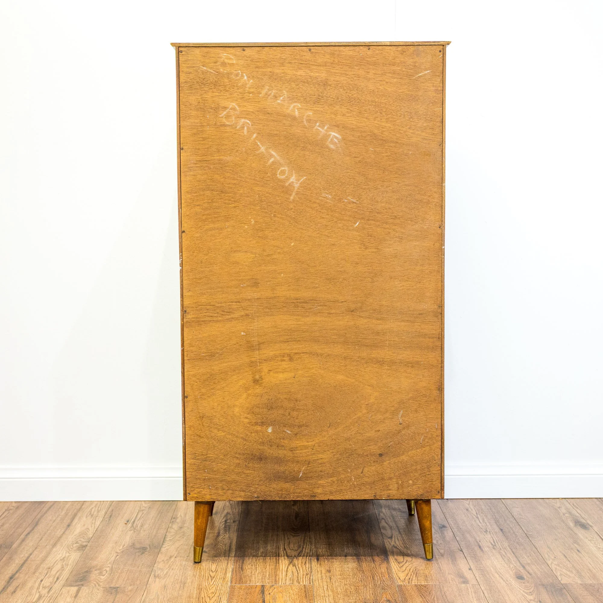 Mid-Century Teak 7 Drawer Tallboy