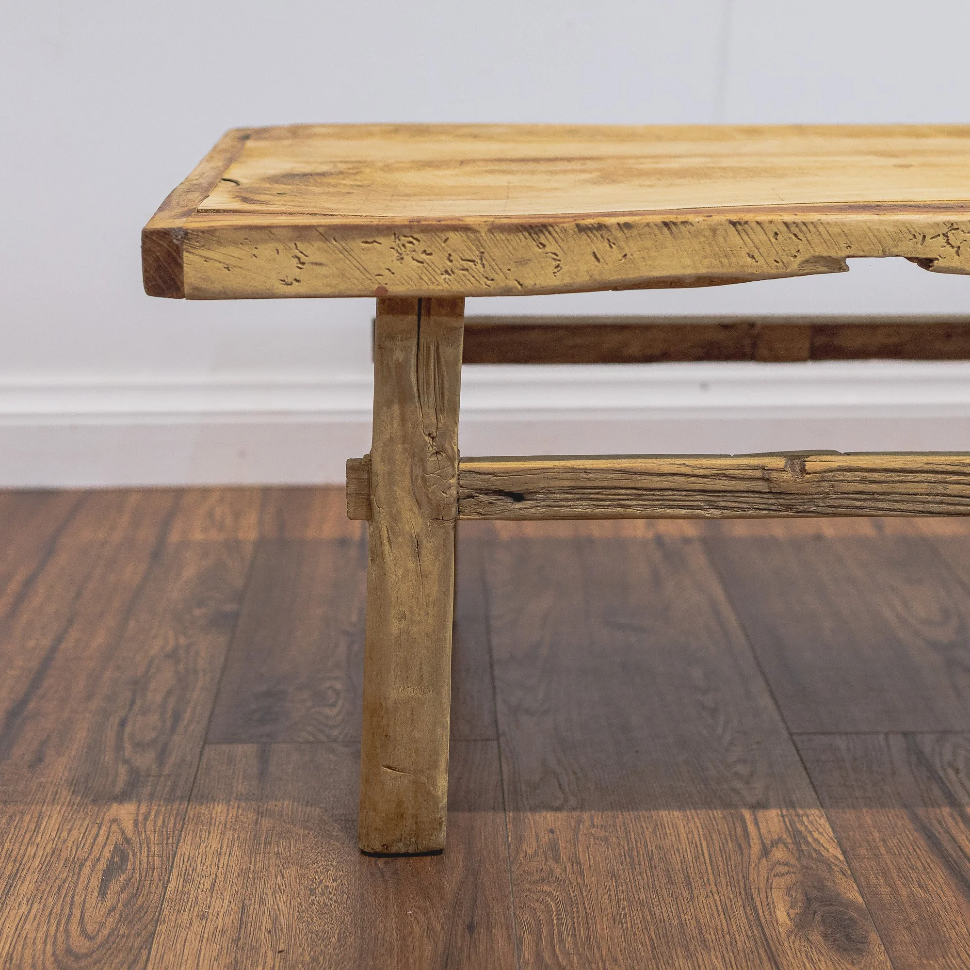 Rustic Reclaimed Elm Rectangular Coffee Table  -4.jpg
