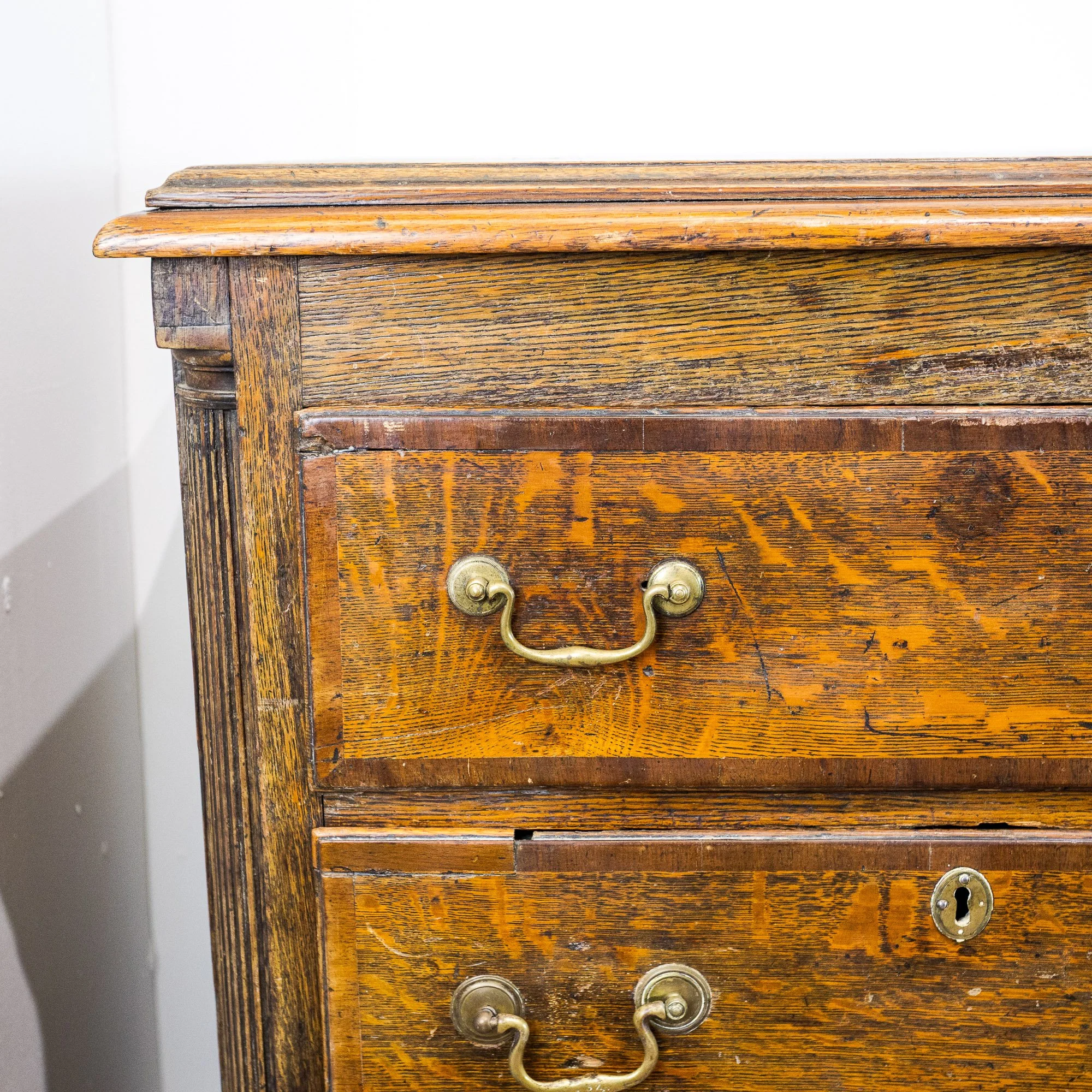 George III Oak 8 Drawer Sideboard