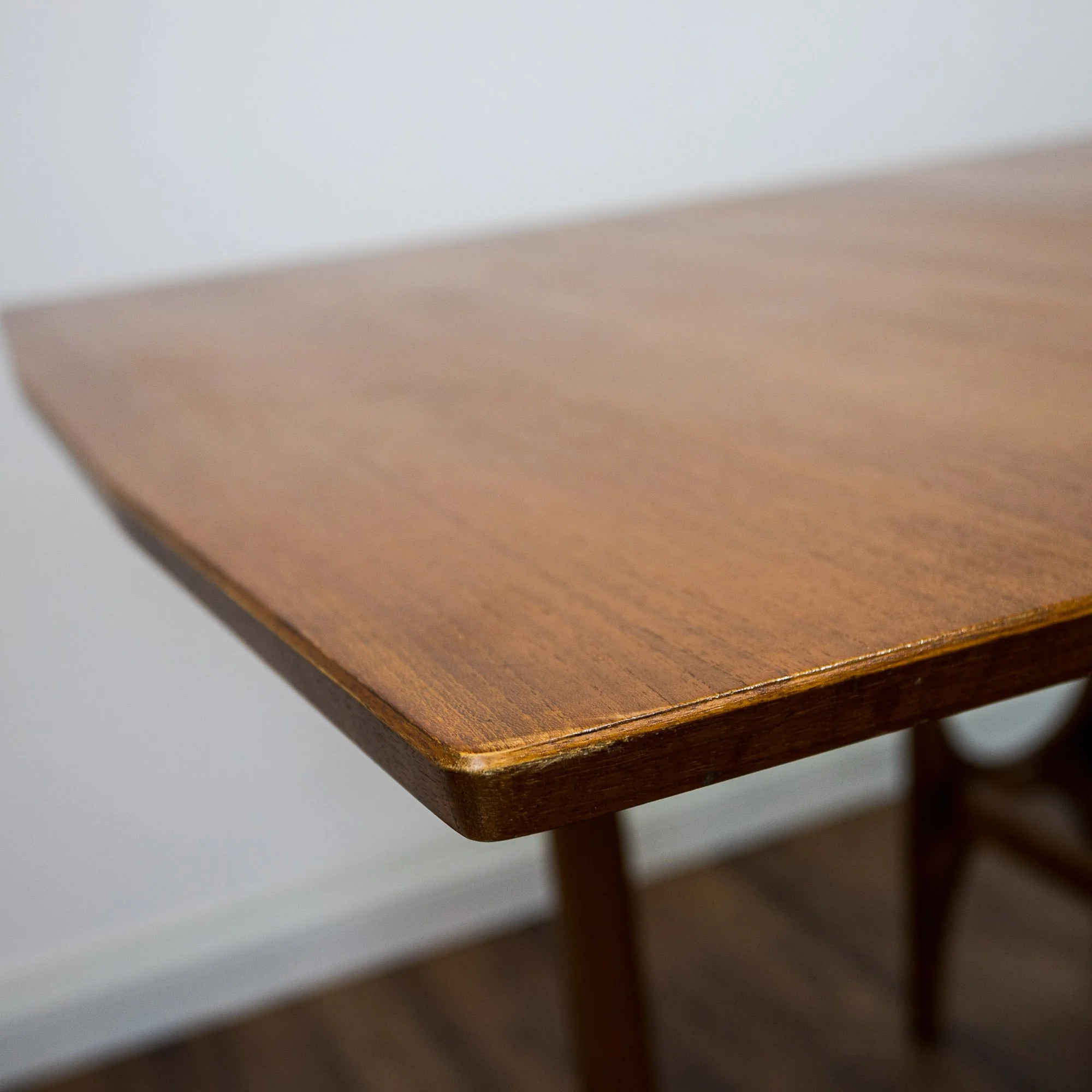 Mid Century Teak Drop Leaf Dining Table