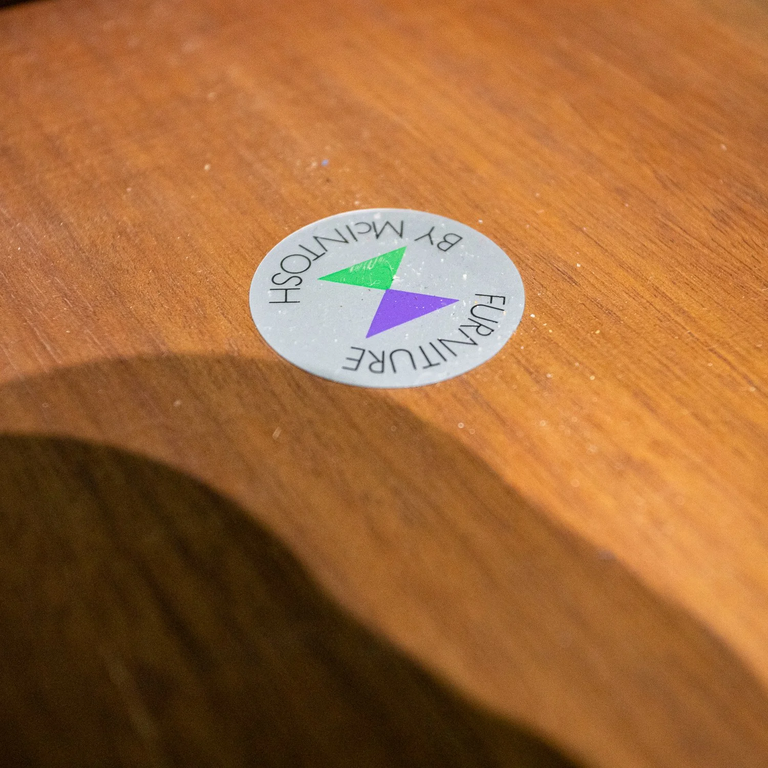 McIntosh Tuck Under Teak Round Dining Table and Chairs Set