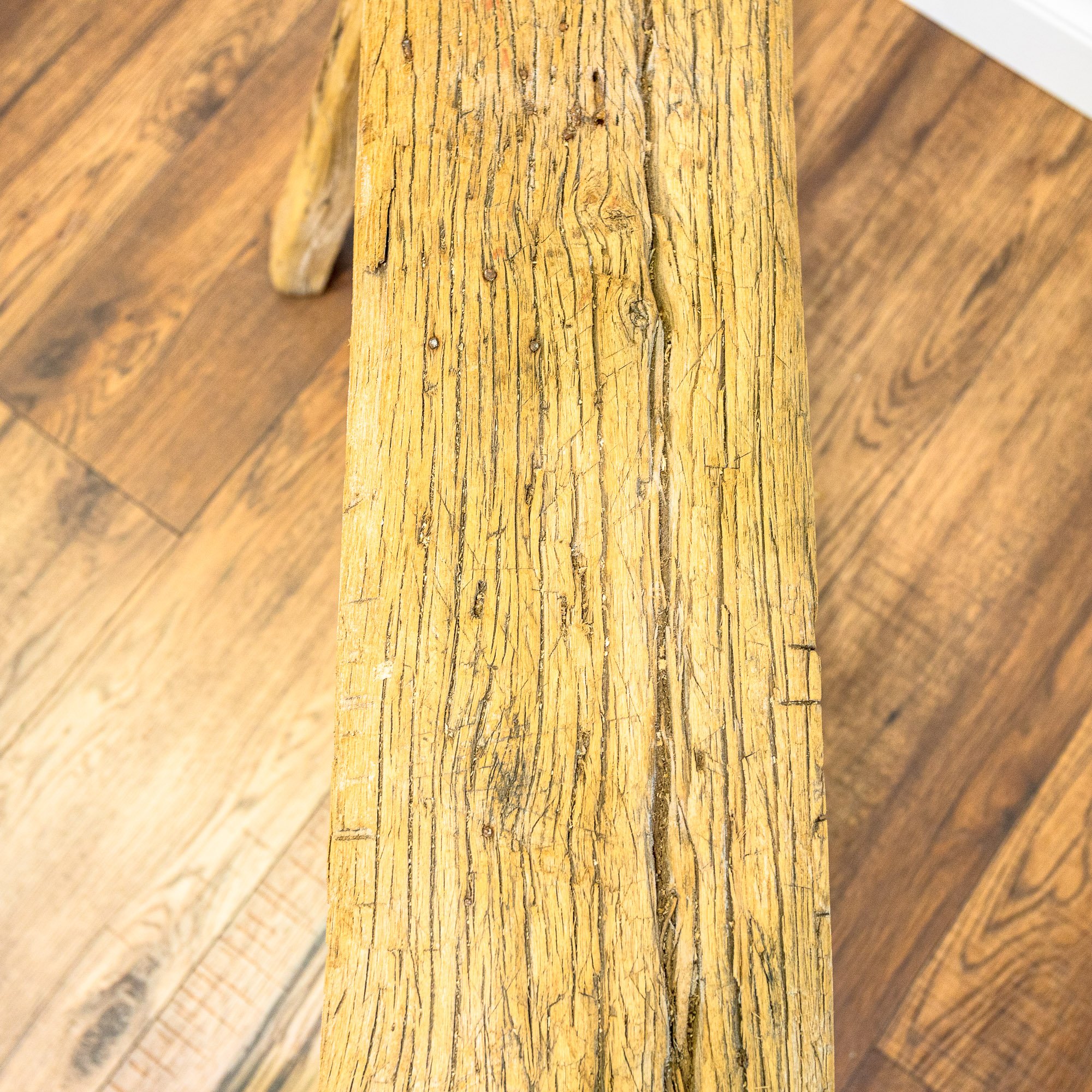 Reclaimed Elm Skinny Pig Bench