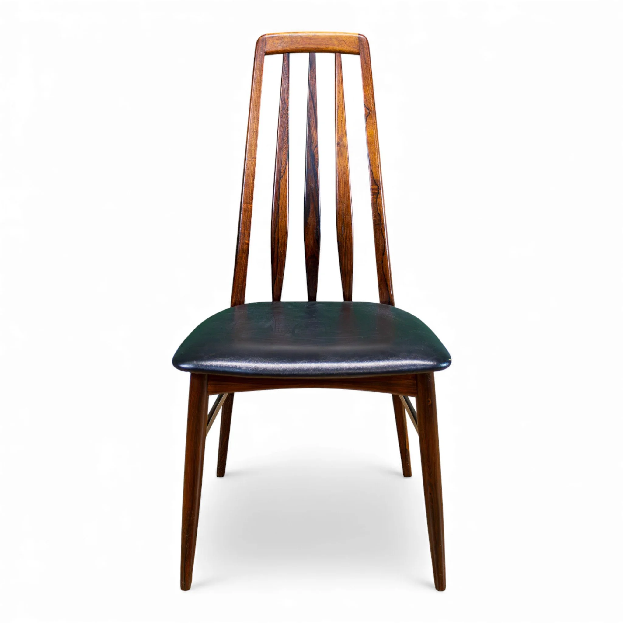 8 x Niels Koefoed Rosewood Eva Chairs (6 Dining Chairs + 2 Carvers)