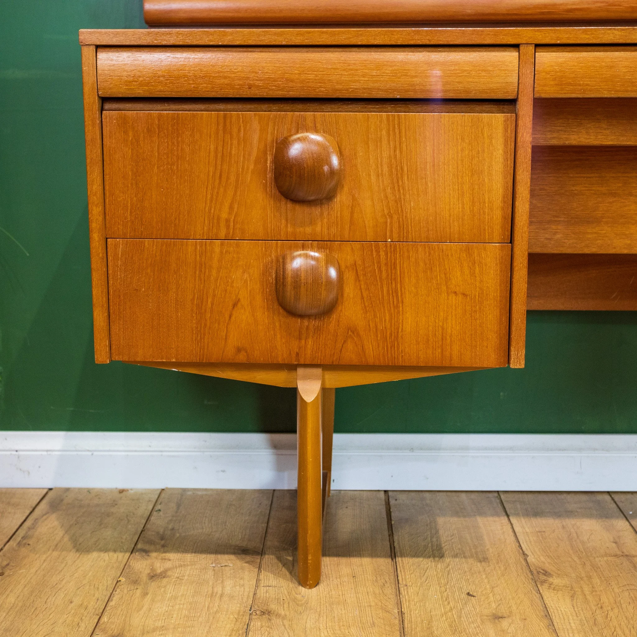 Elliot’s of Newbury Teak Dressing Table and Stool
