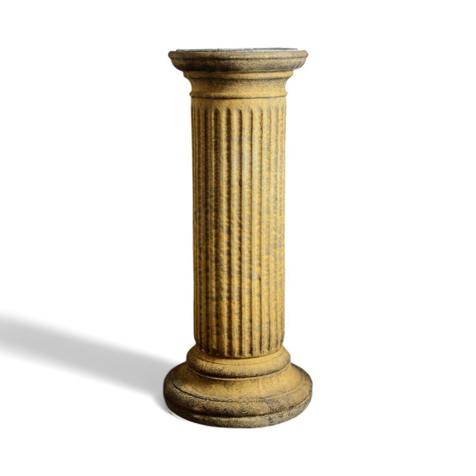 English Stone Fluted Sundial Column