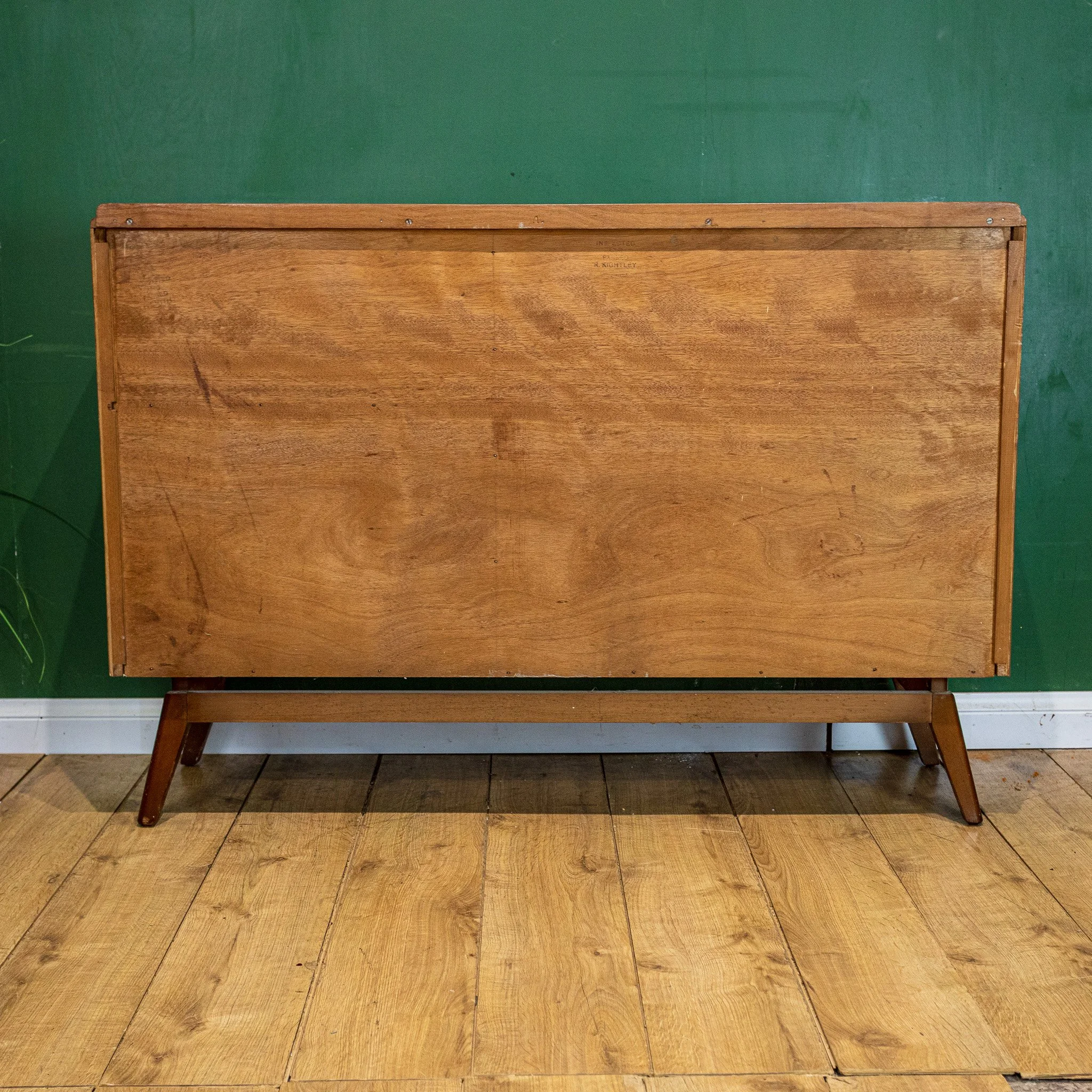 Art Deco Style Walnut Curved Sideboard