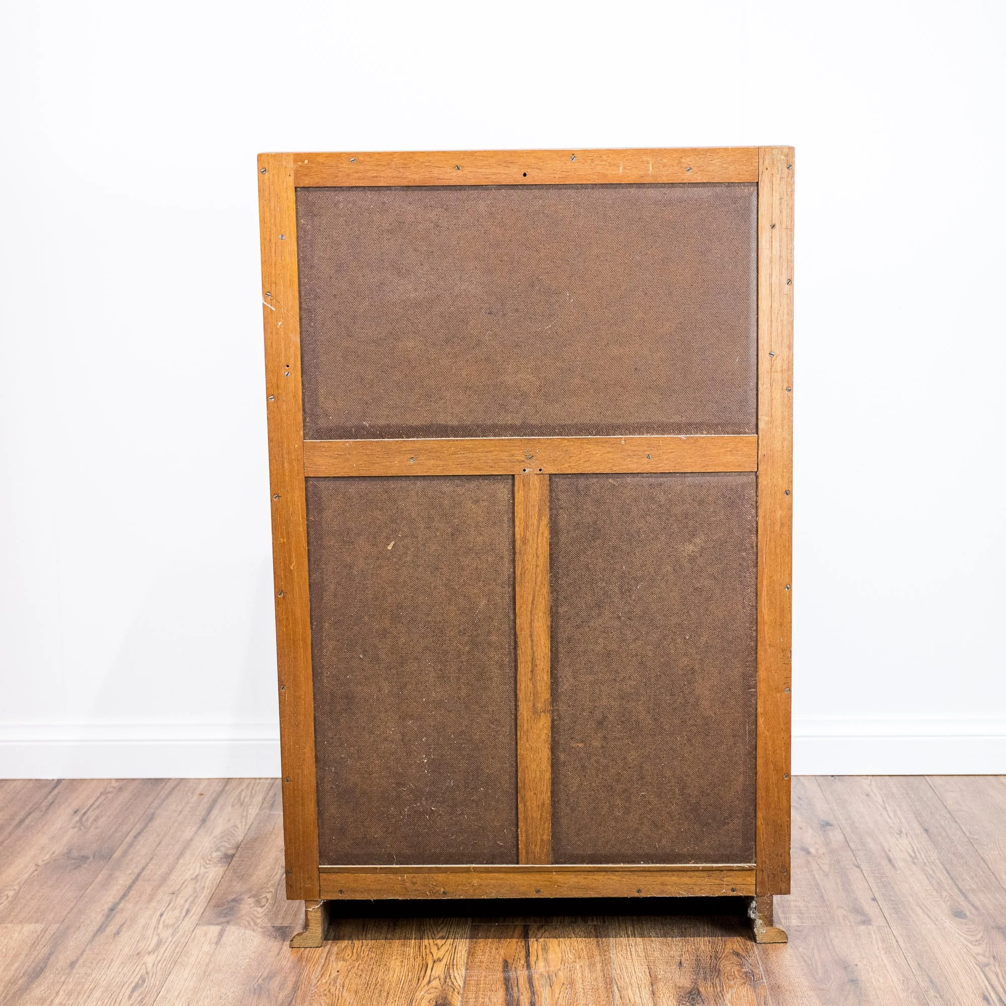 Art Deco Walnut Cantilever Cocktail Cabinet