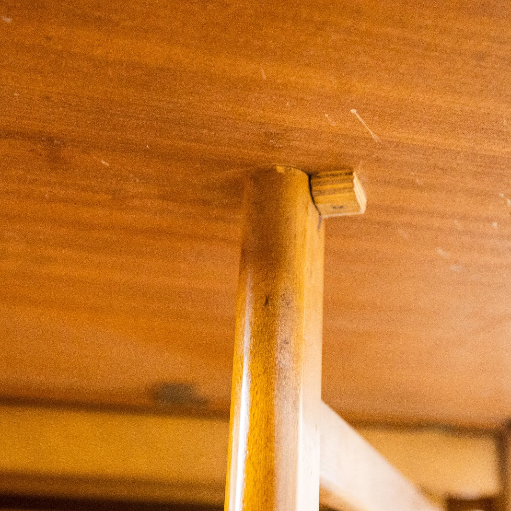 Mid Century Teak Drop Leaf Dining Table