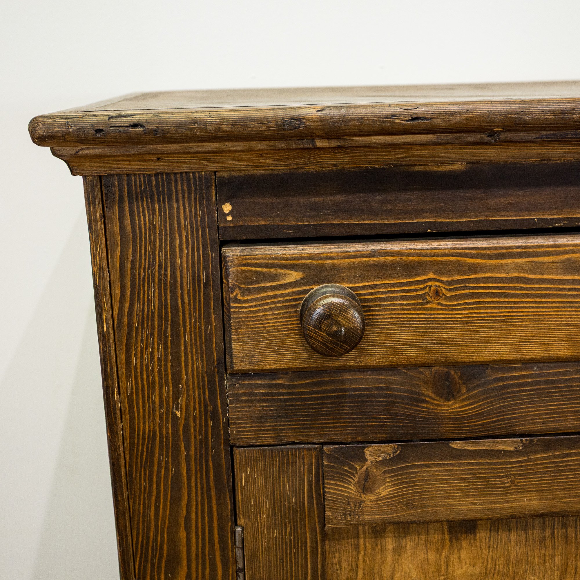 Charred Pine Two-Door Sideboard