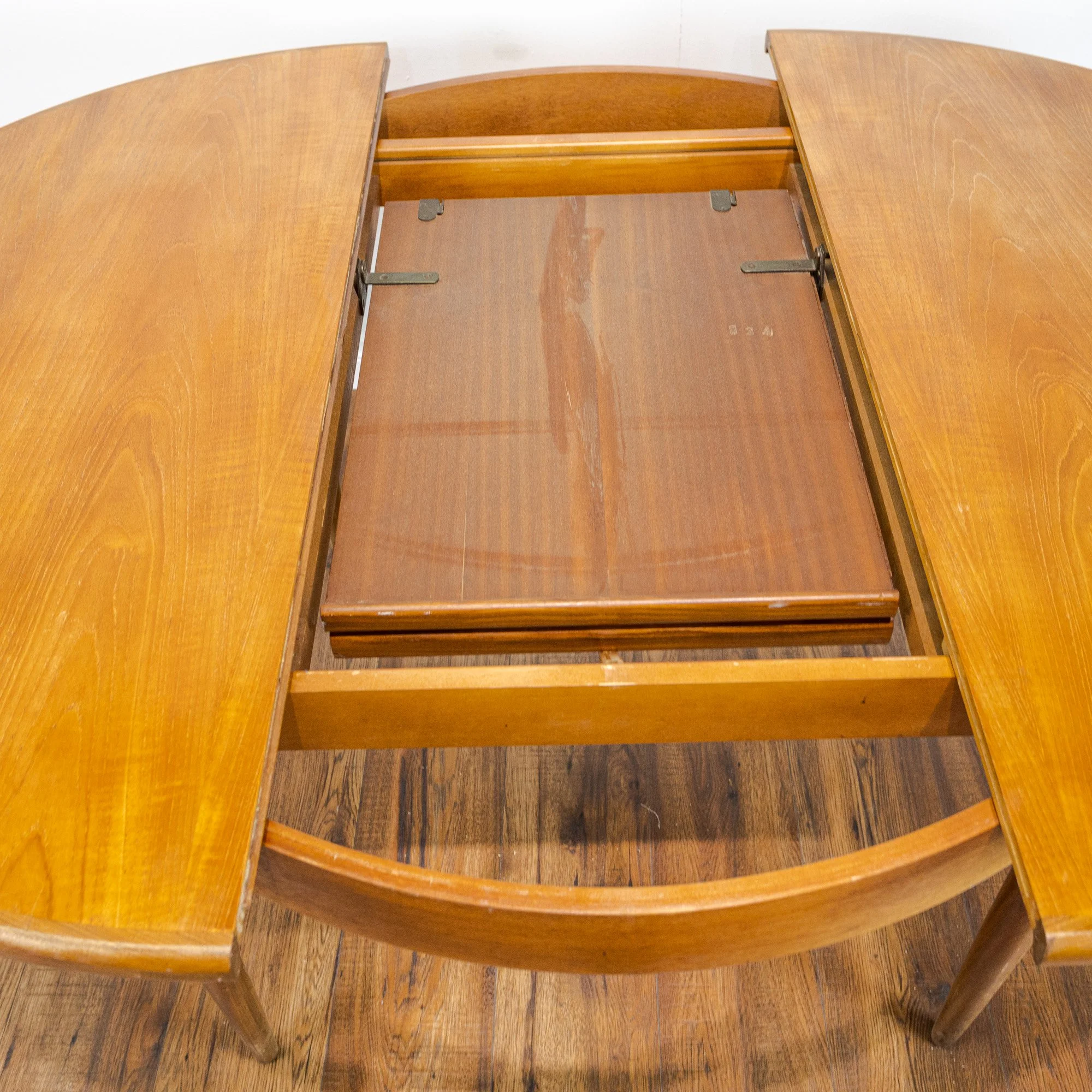 G Plan Fresco Teak Round Extending Dining Table by V. B. Wilkins