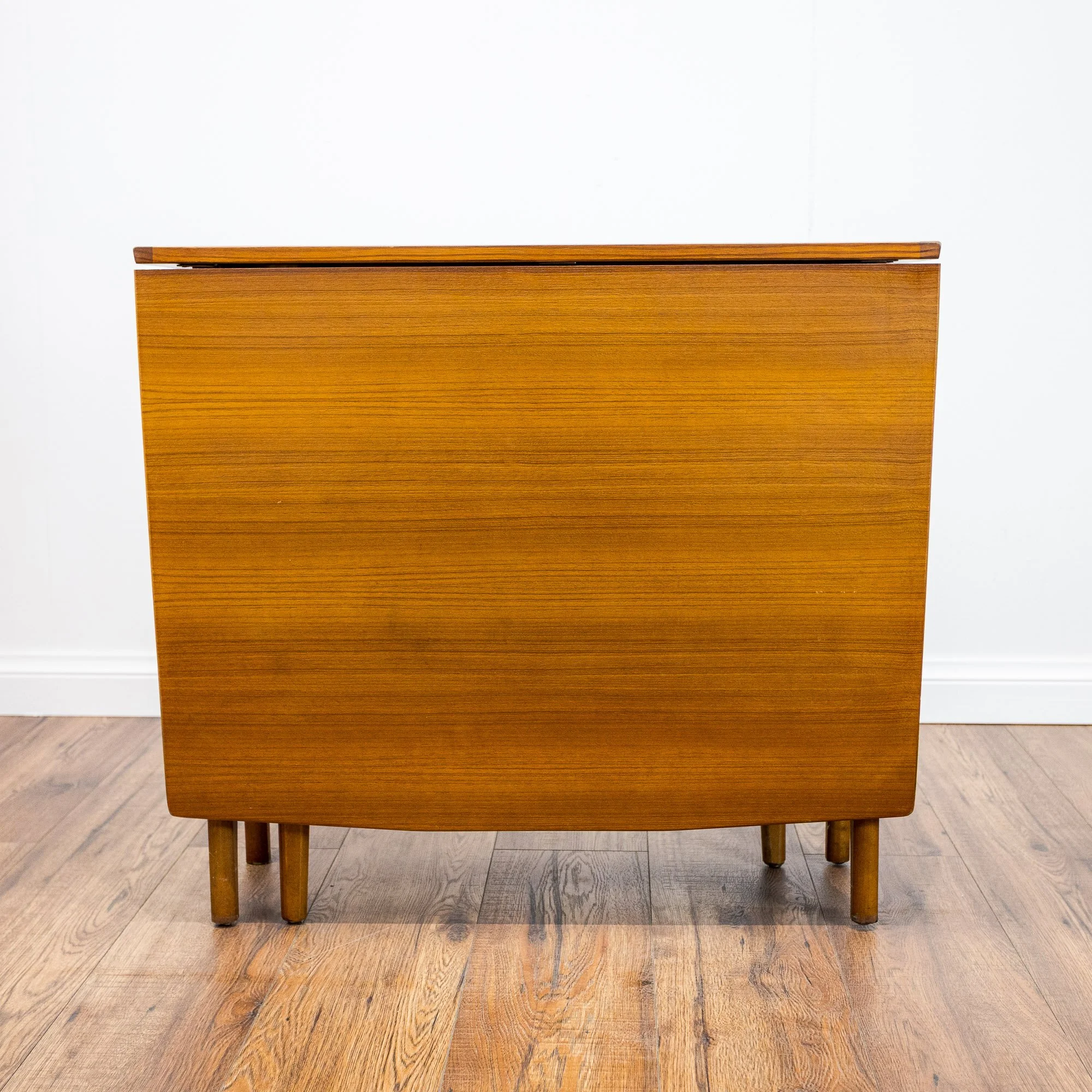 Mid Century Teak Drop Leaf Dining Table