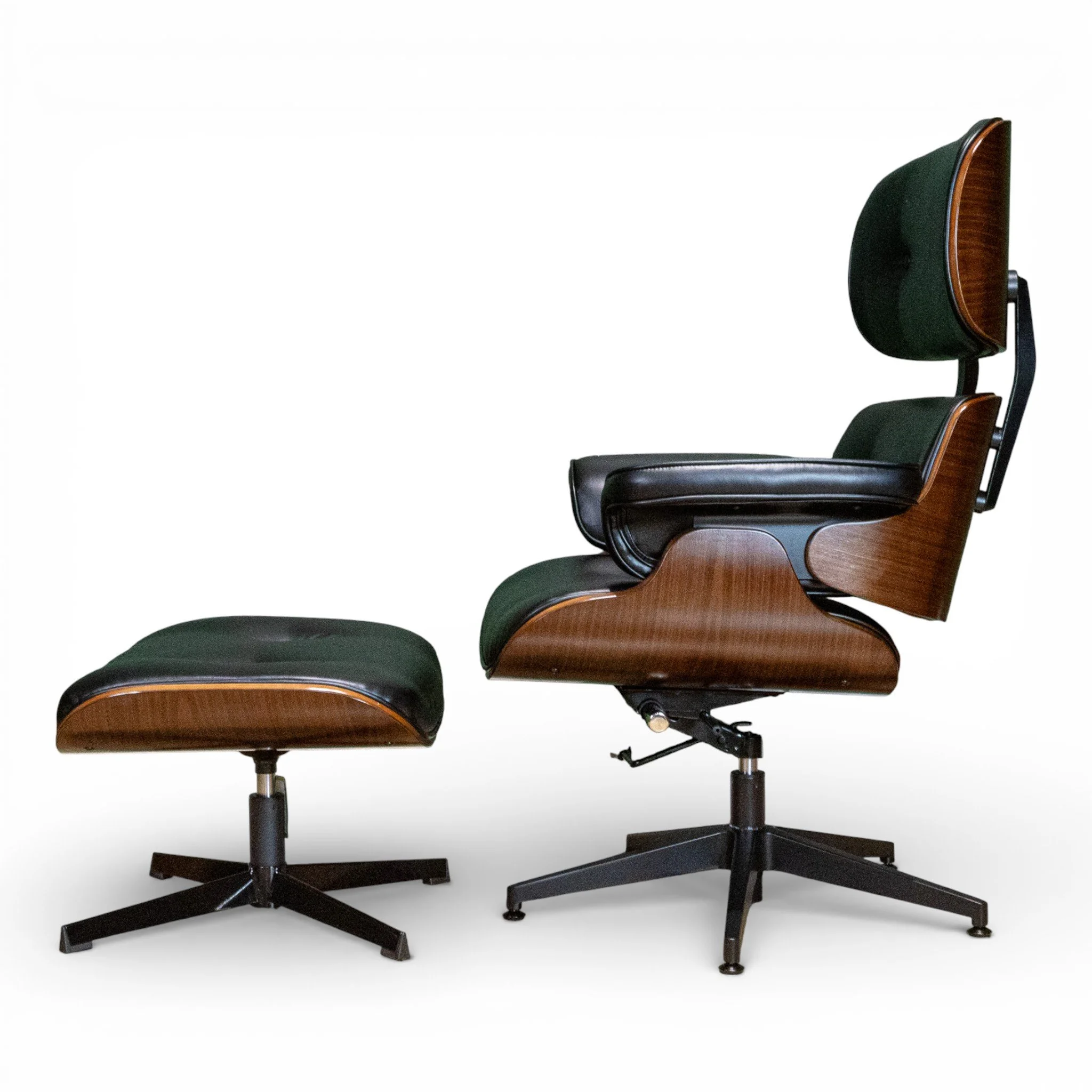 Eames Style Mid-Century Office Chair & Footstool
