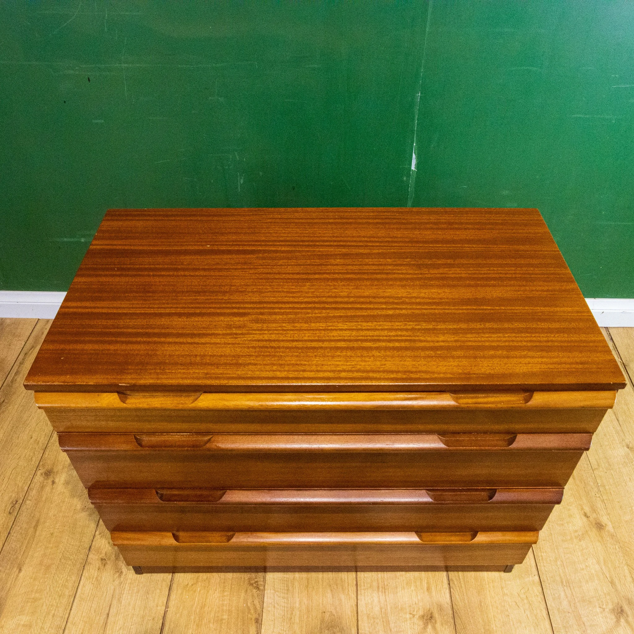 Avalon Teak Chest of 4 Graduating Drawers