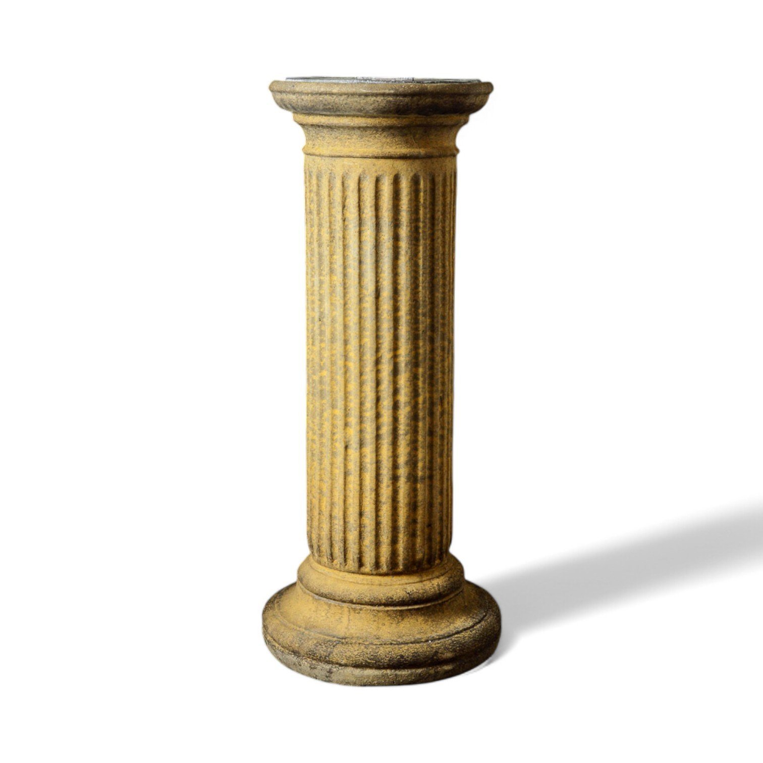 English Stone Fluted Sundial Column