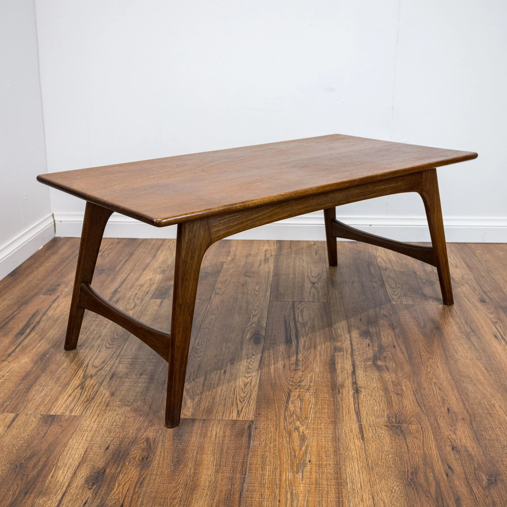 Mid Century Solid Teak Danish Coffee Table