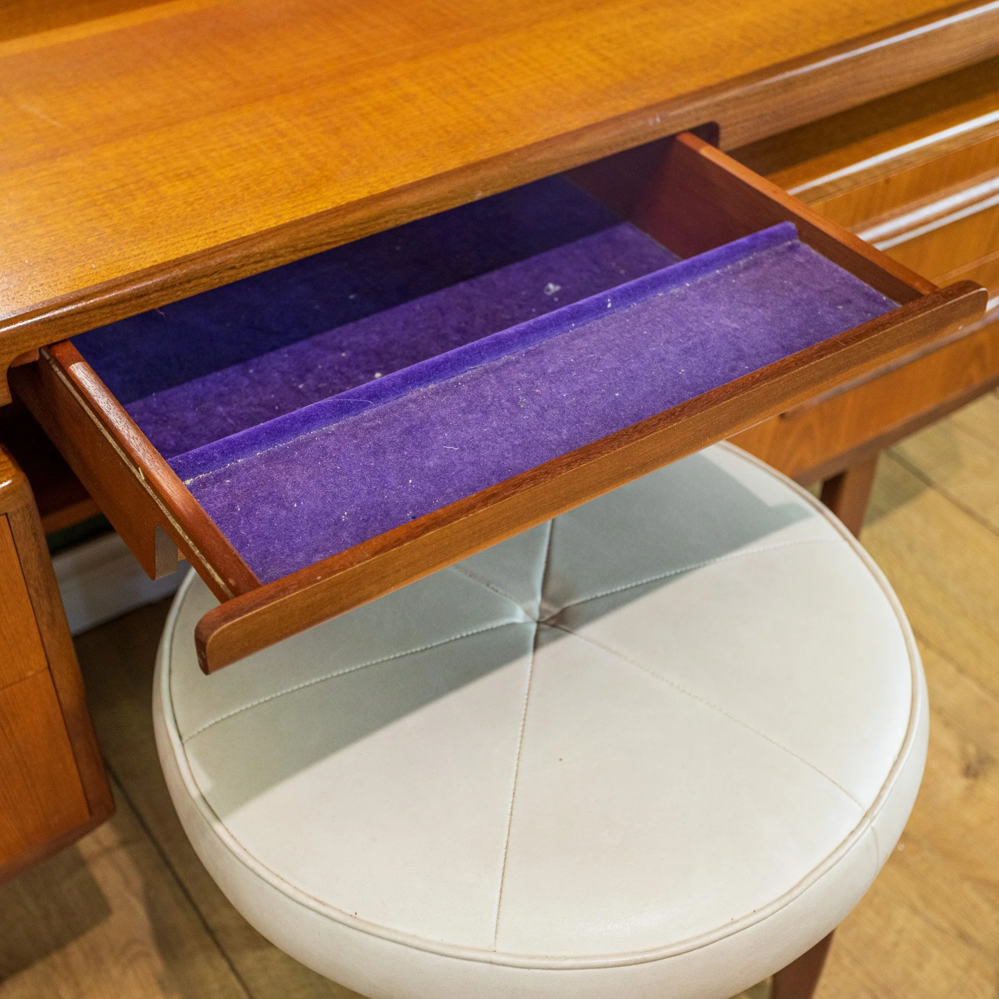 G Plan Fresco Teak Dressing Table and Stool