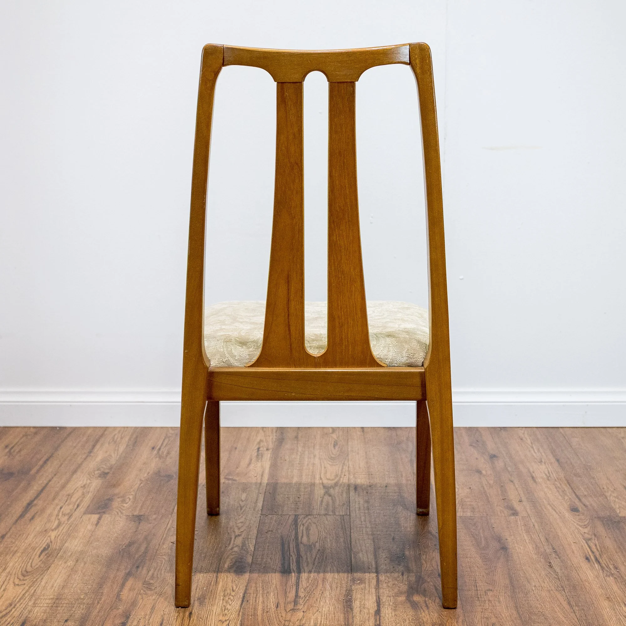 Nathan Teak Oval Extending Dining Table and 4 Chairs
