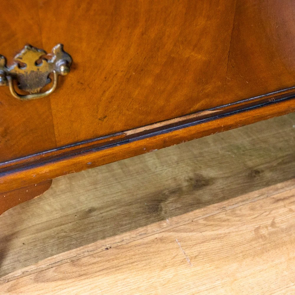 Georgian Style Walnut Small Chest on Chest