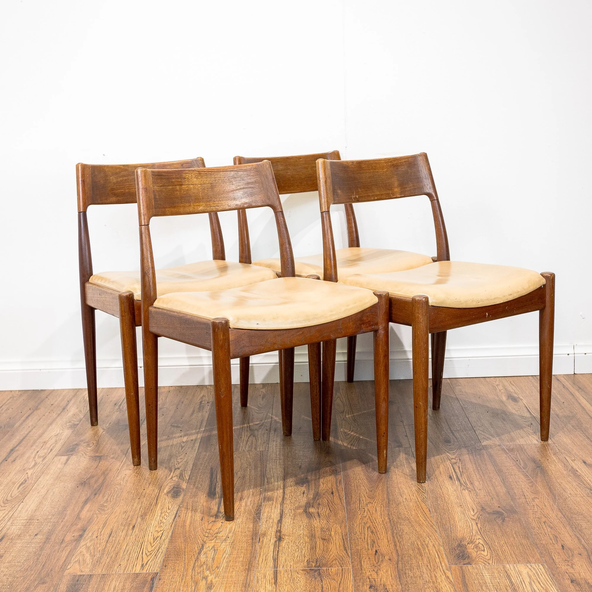 Mogens Kold MK175 Teak Dining Chairs by Arne Hovmand-Olsen – Set of 4