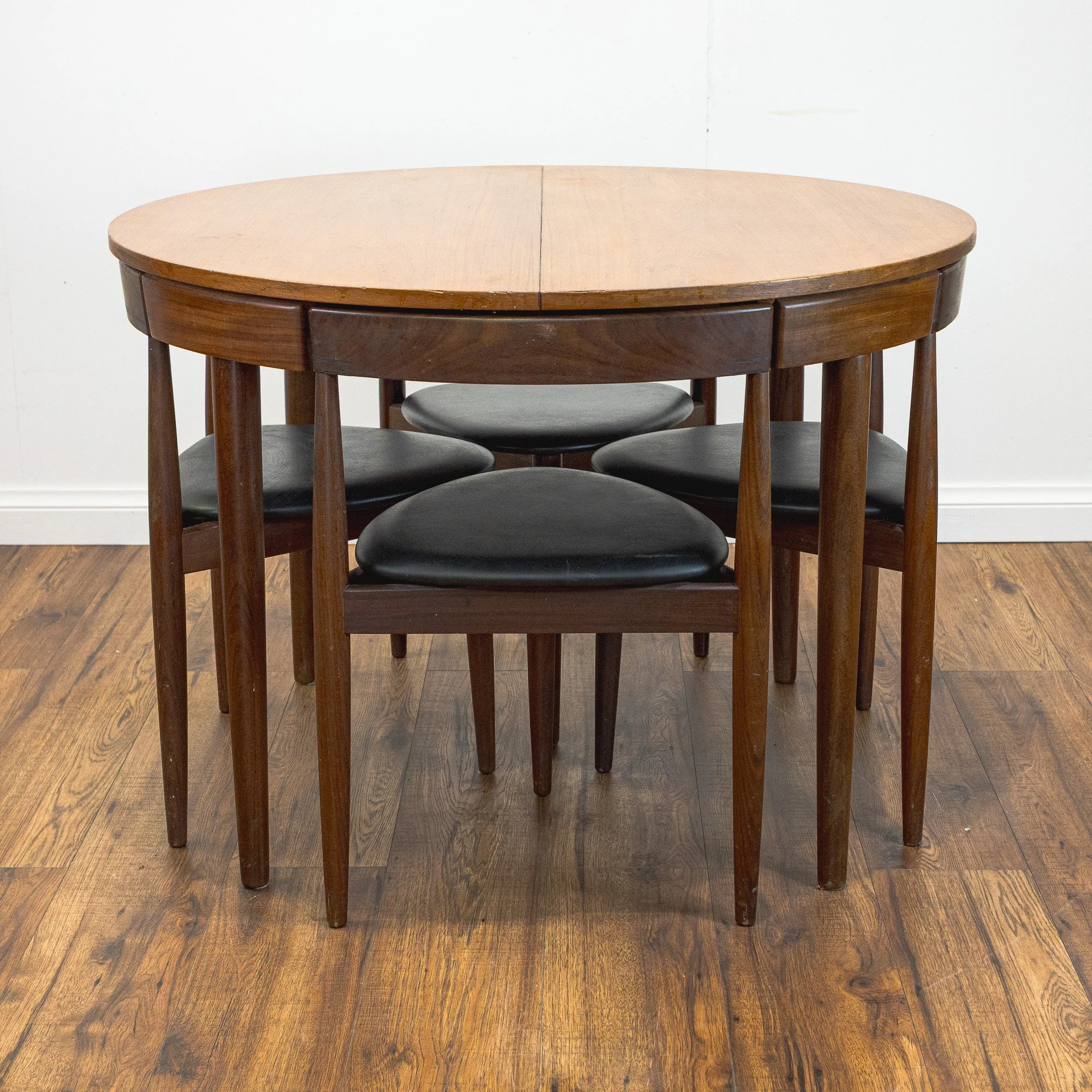 Frem Røjle Teak ‘Roundette’ Extending Dining Set by Hans Olsen