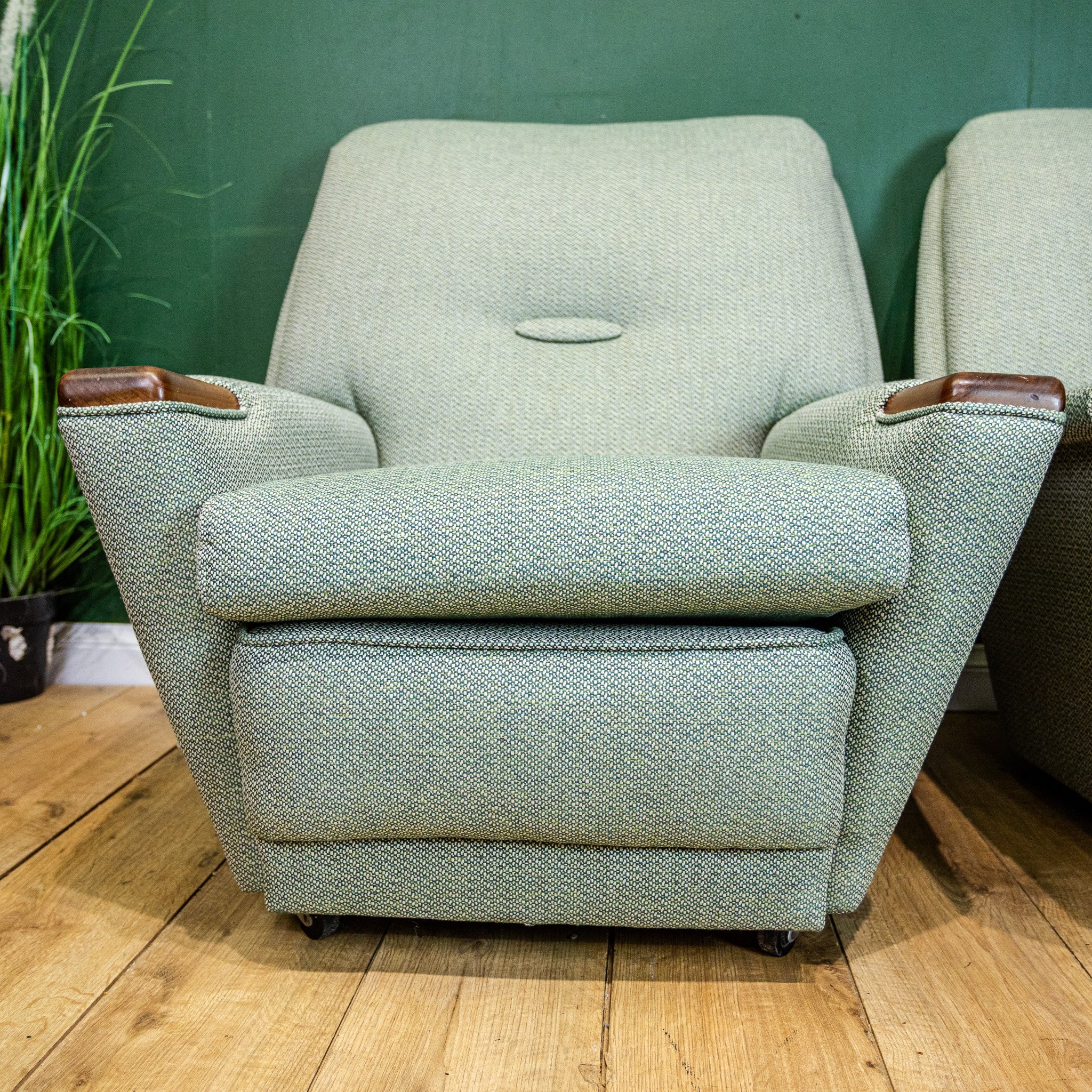 Pair of Mid Century American Style Armchairs