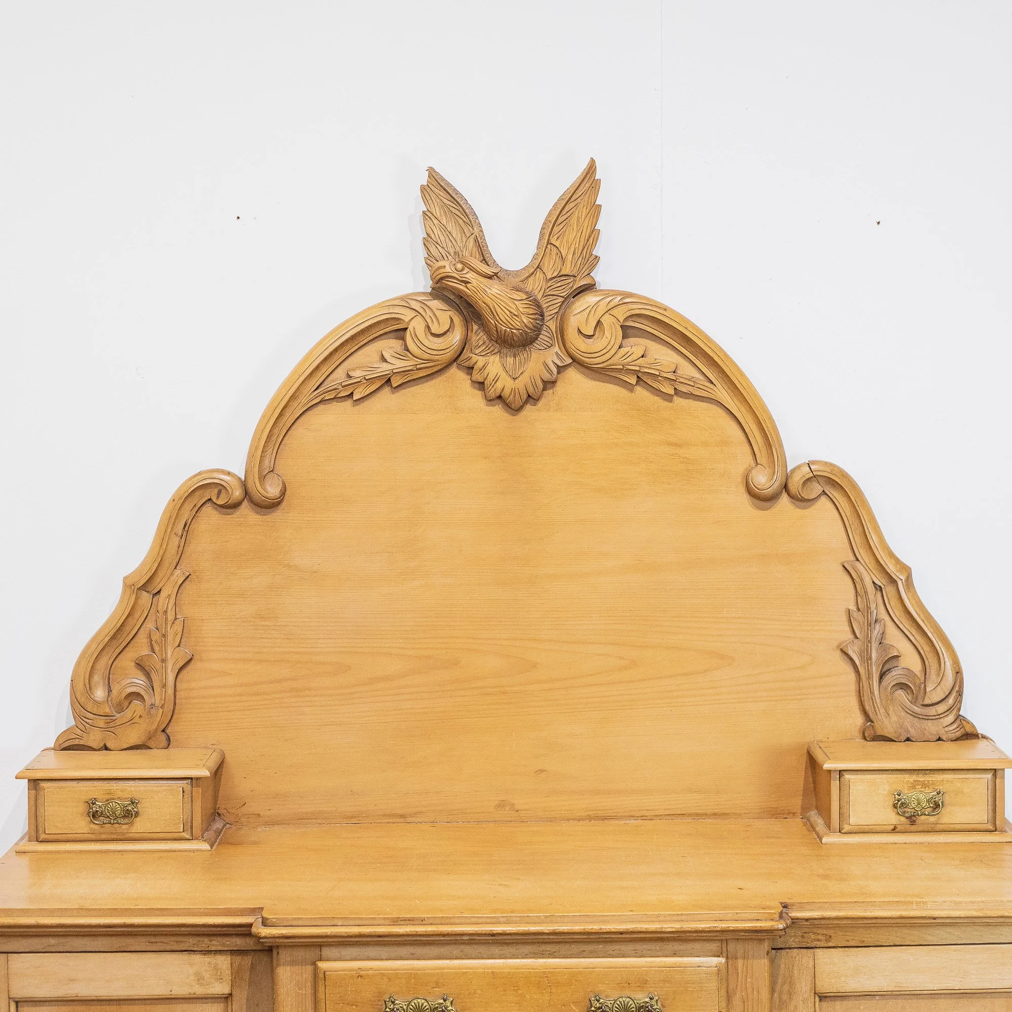 23. Victorian Pine breakfront 3 Drawer Dressing Table-4.jpg