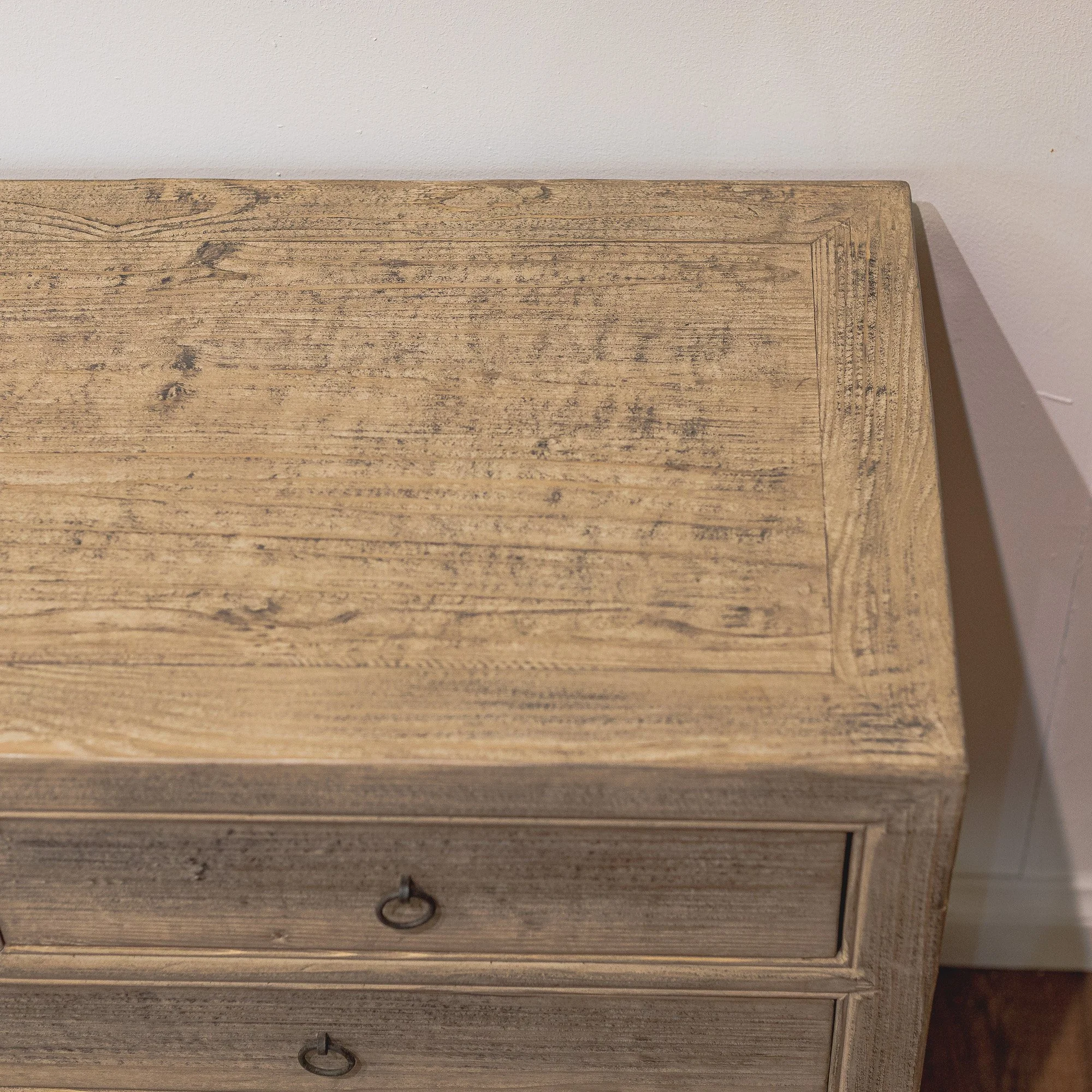 Reclaimed Silvered Elm Large 9 Drawer Console Table -7.jpg