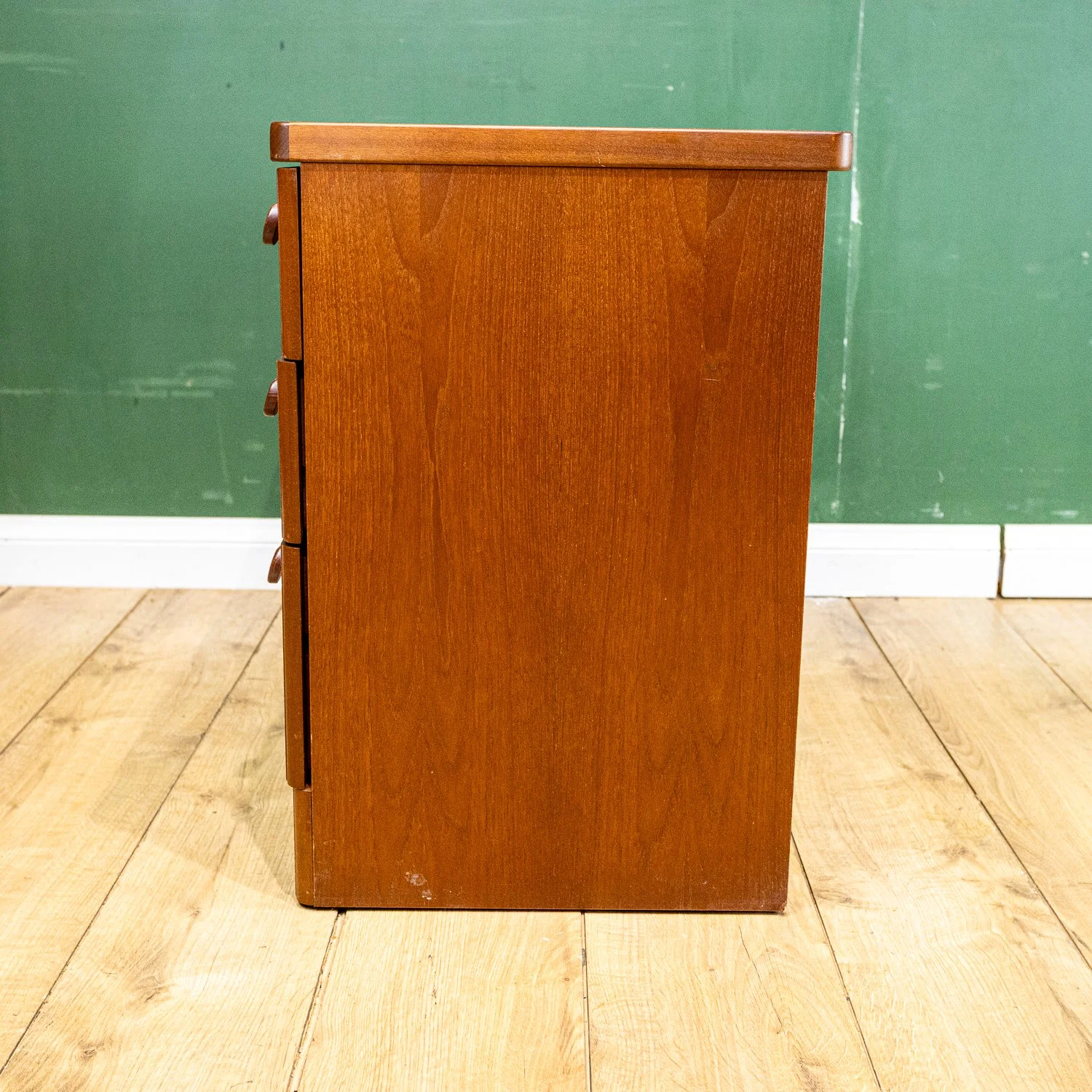 Stag Teak Chest of 3 Graduating Drawers