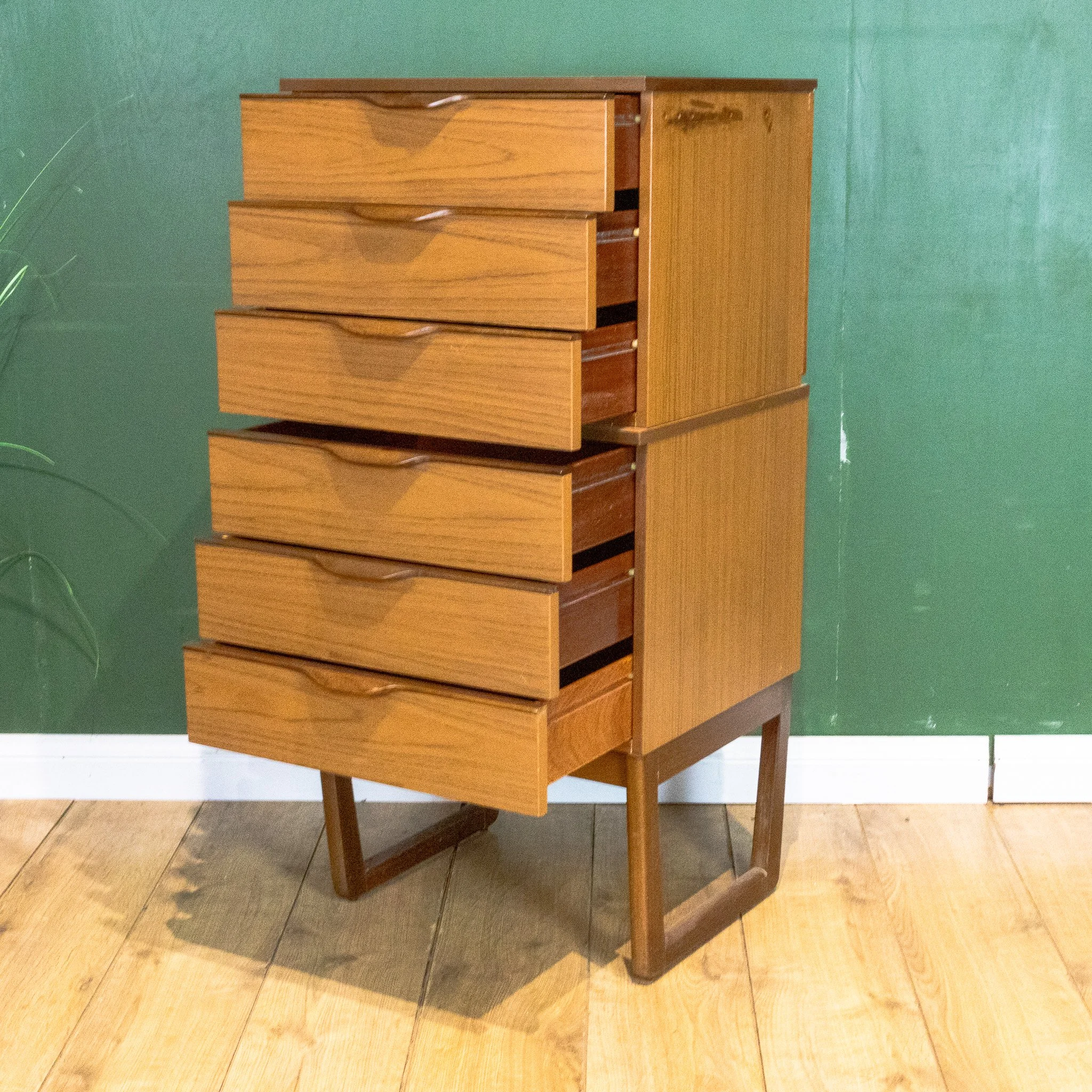 Europa Teak Slim Tallboy