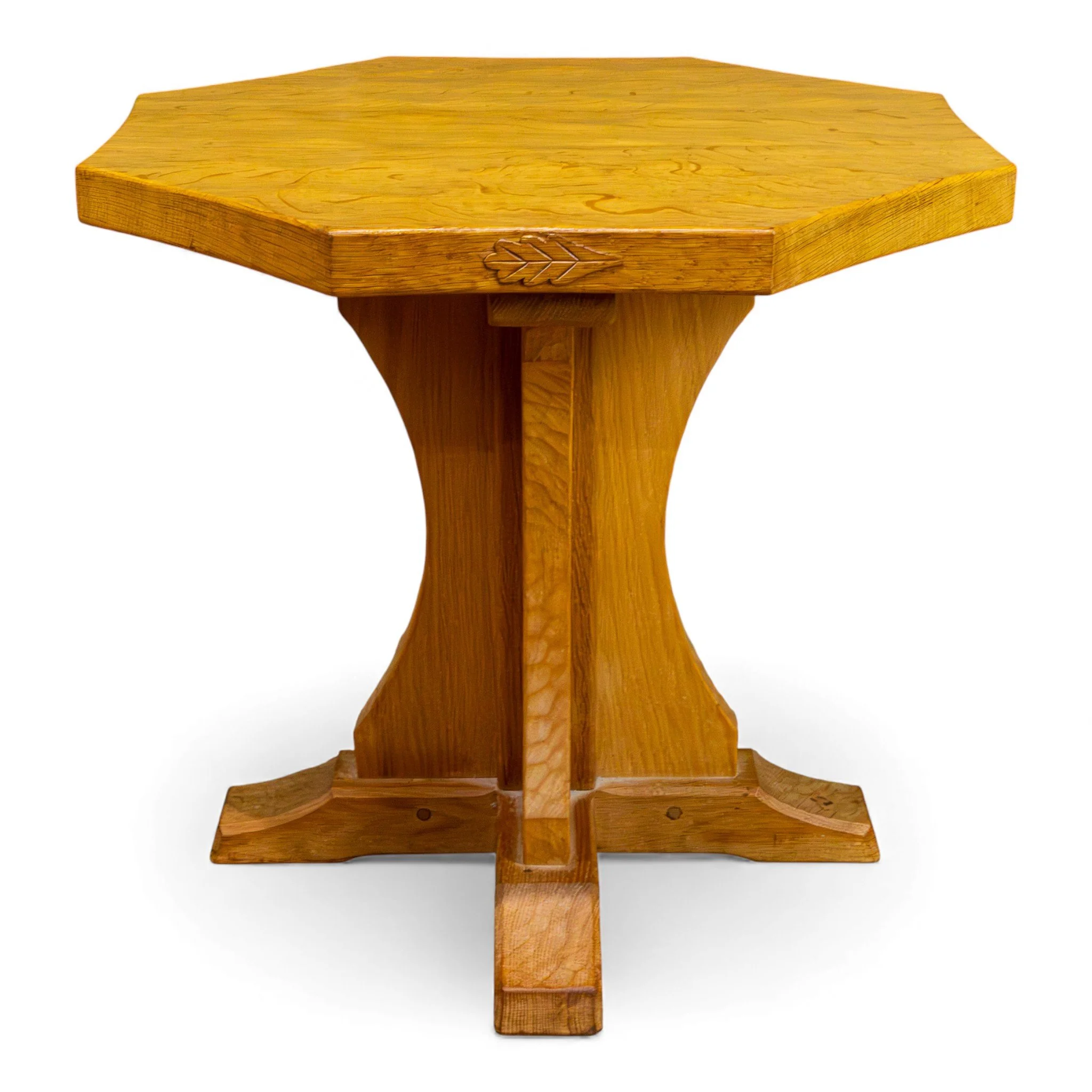 David ‘Oakleafman’ Langstaff Oak Octagonal Coffee Table