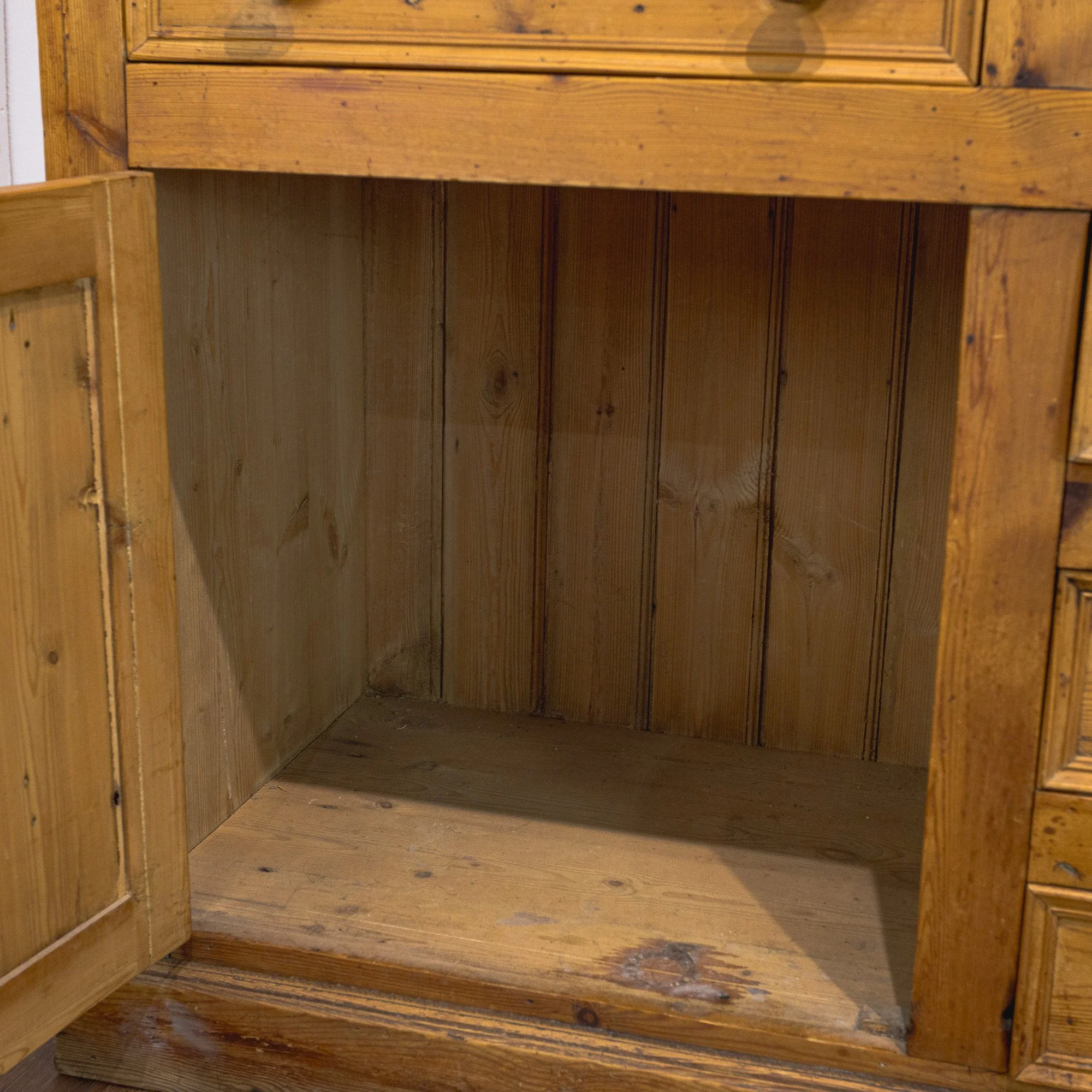 Large Country Farmhouse Pine Dresser