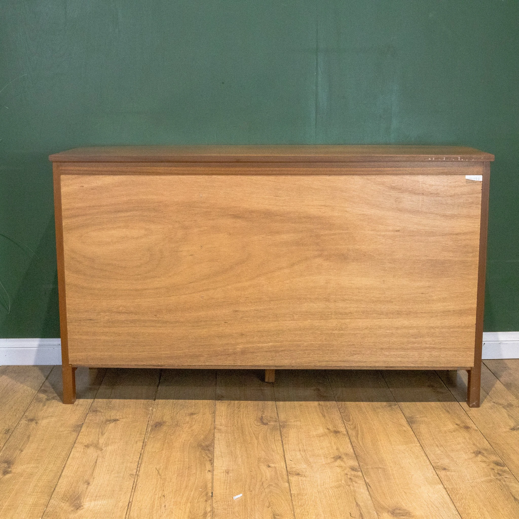 Nathan Squares Curved Teak Sideboard