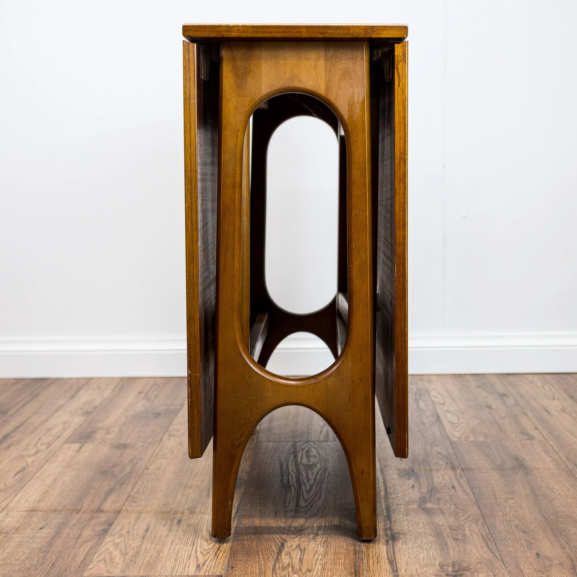 Mid Century Teak Drop Leaf Dining Table